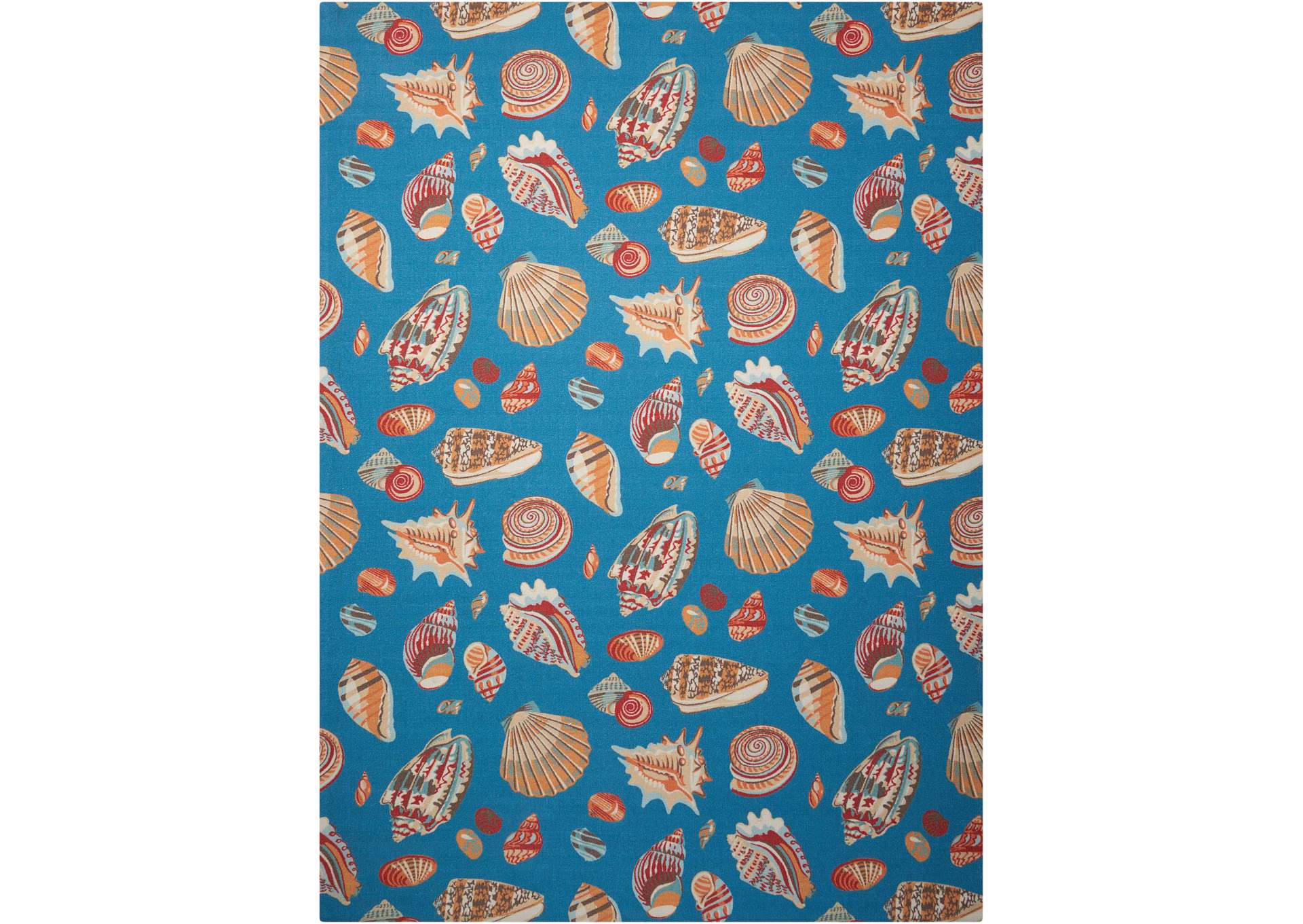 Waverly Sun N Shade SND22 Blue 8'x11' Rug,Nourison