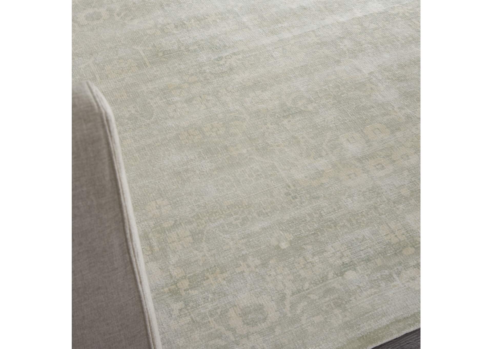 kathy ireland Home Desert Skies DSK02 Silver 4'x6' Area Rug,Nourison