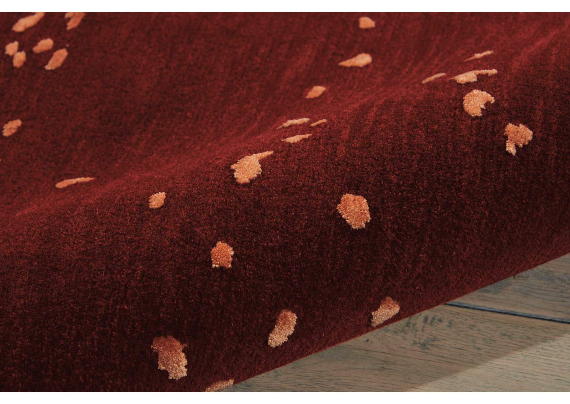 Nourison Opaline OPA08 Burnt Orange 10'x14' Oversized Rug,Nourison