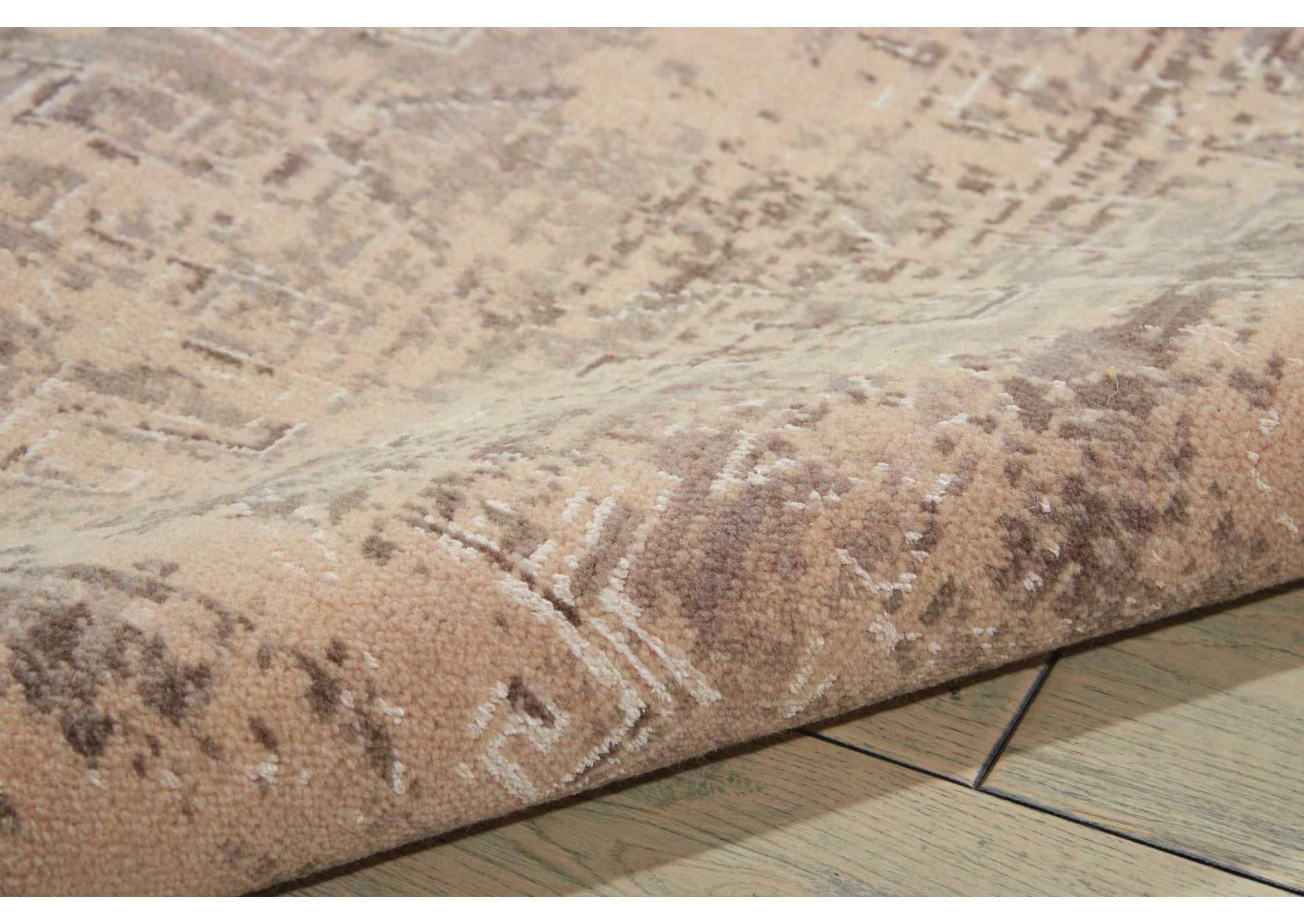 Nourison Silk Elements SKE19 Beige 5'x8' Area Rug,Nourison