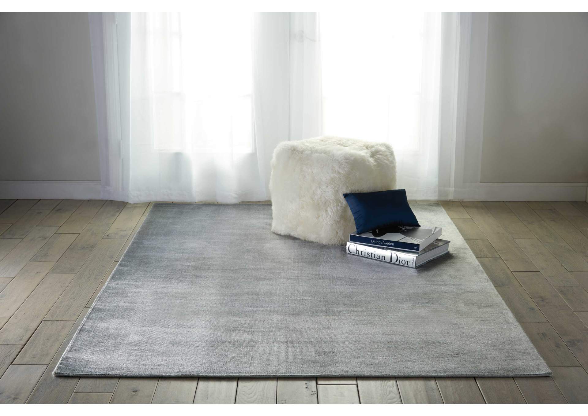 Nourison Starlight STA06 Grey 5'x8' Area Rug,Nourison