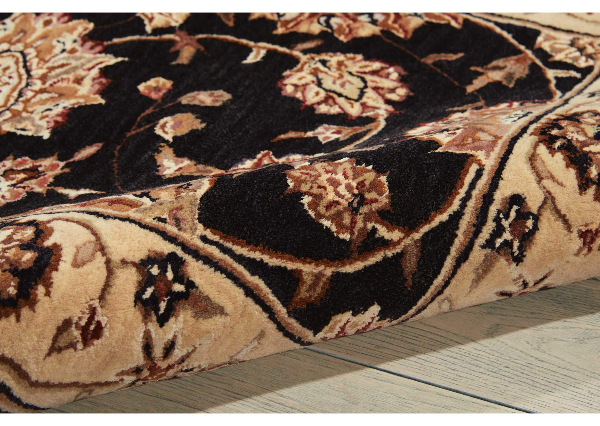 Nourison 2000 2204 Navy Blue 8' Runner Area Rug,Nourison