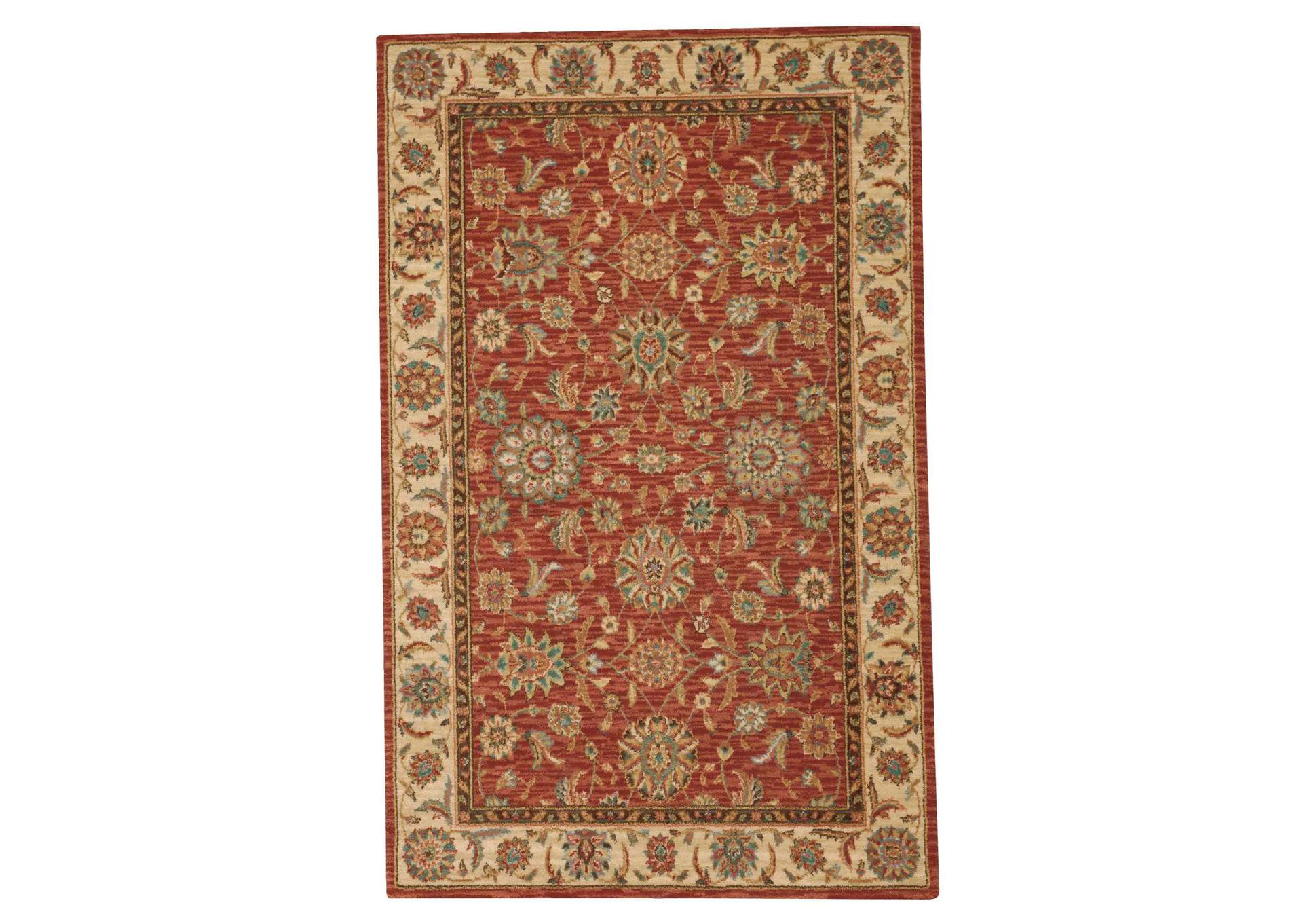 Nourison Living Treasures LI05 Brown 4'x6' Area Rug,Nourison