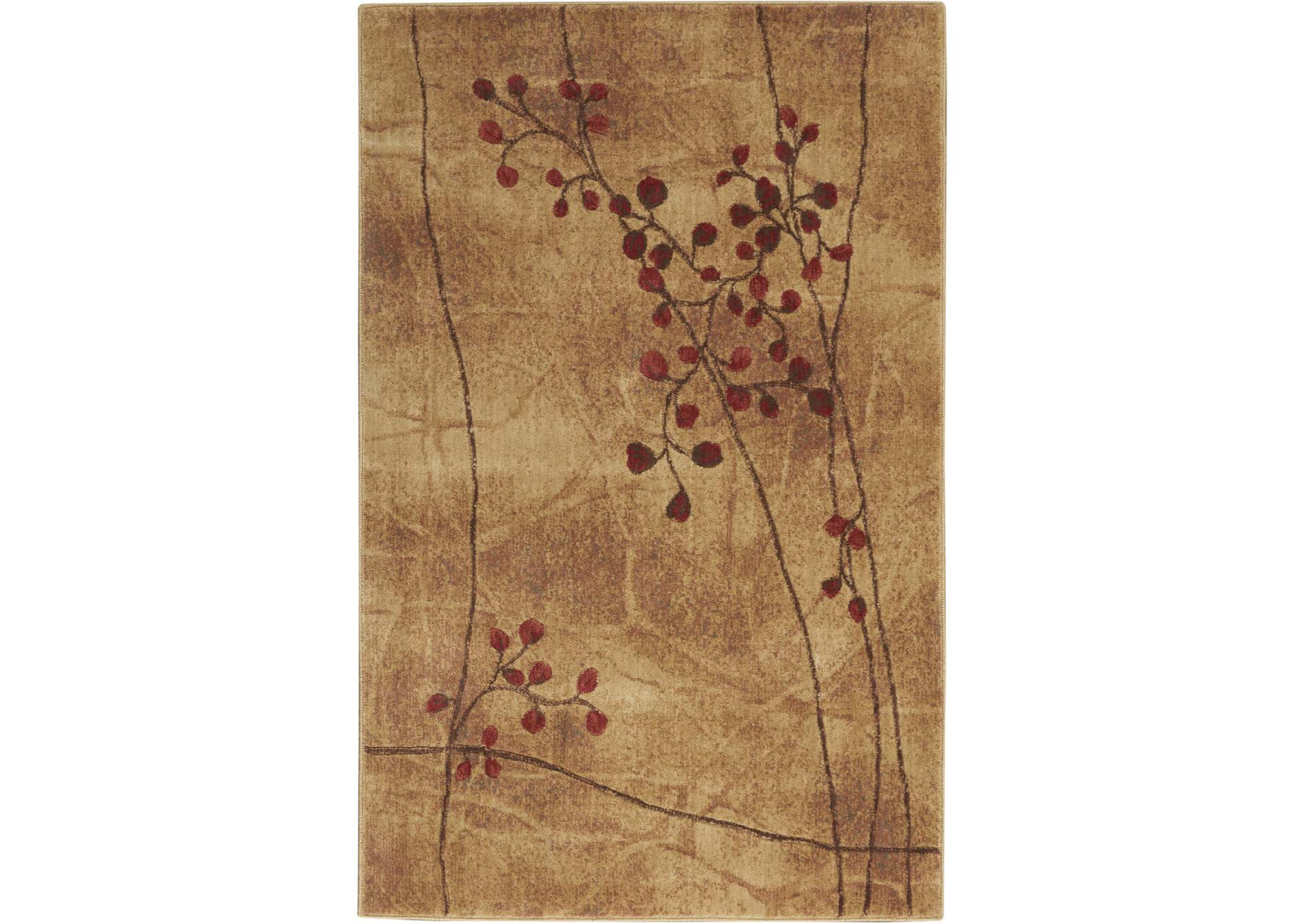 Nourison Somerset ST74 Brown 4'x6' Area Rug,Nourison