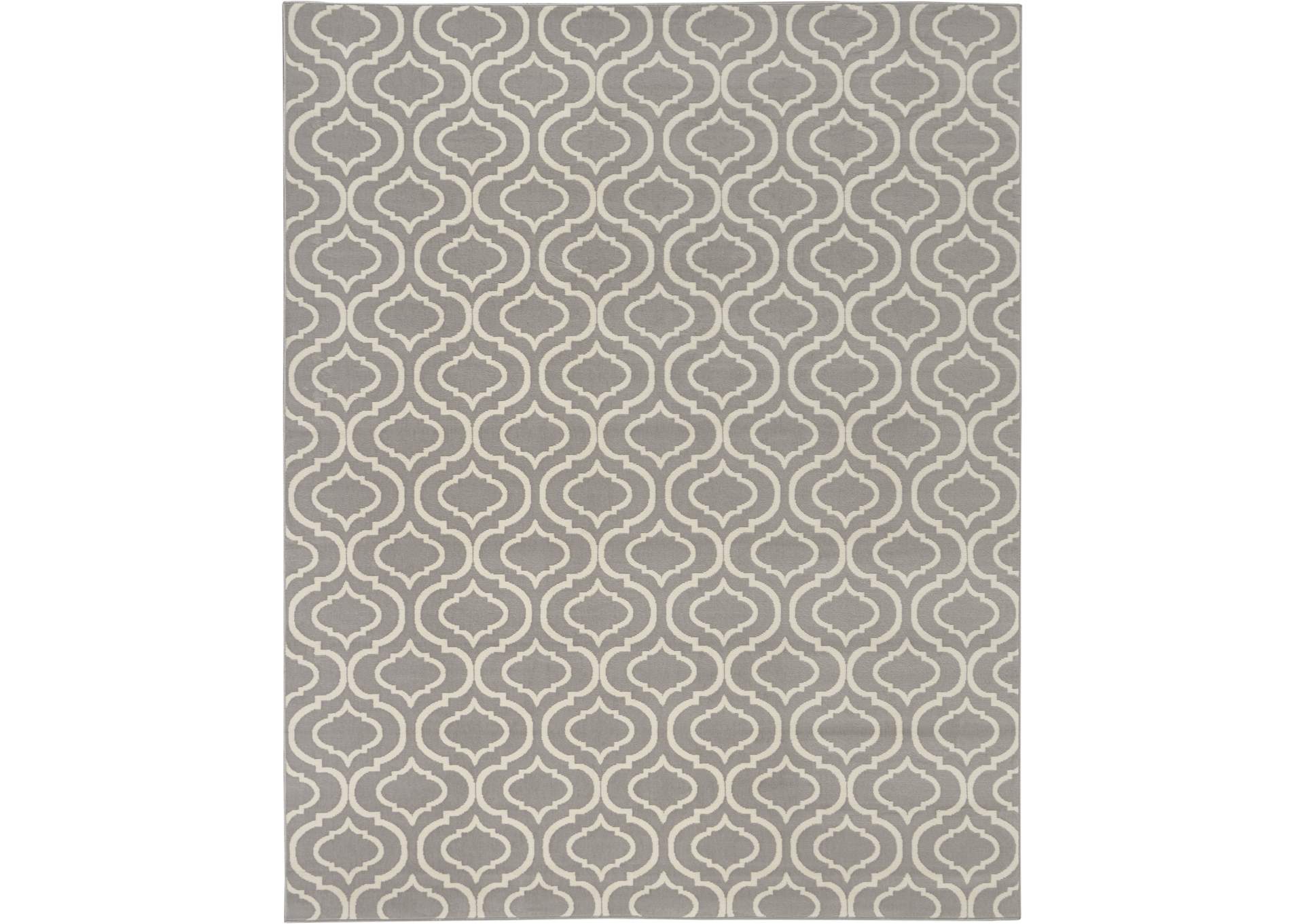 Nourison Jubilant 7'x10' Grey Area Rug,Nourison