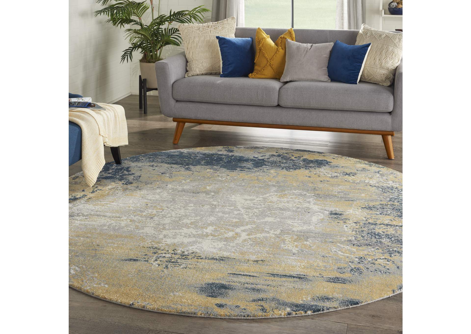 Nourison Twilight 8' Round Area Rug,Nourison