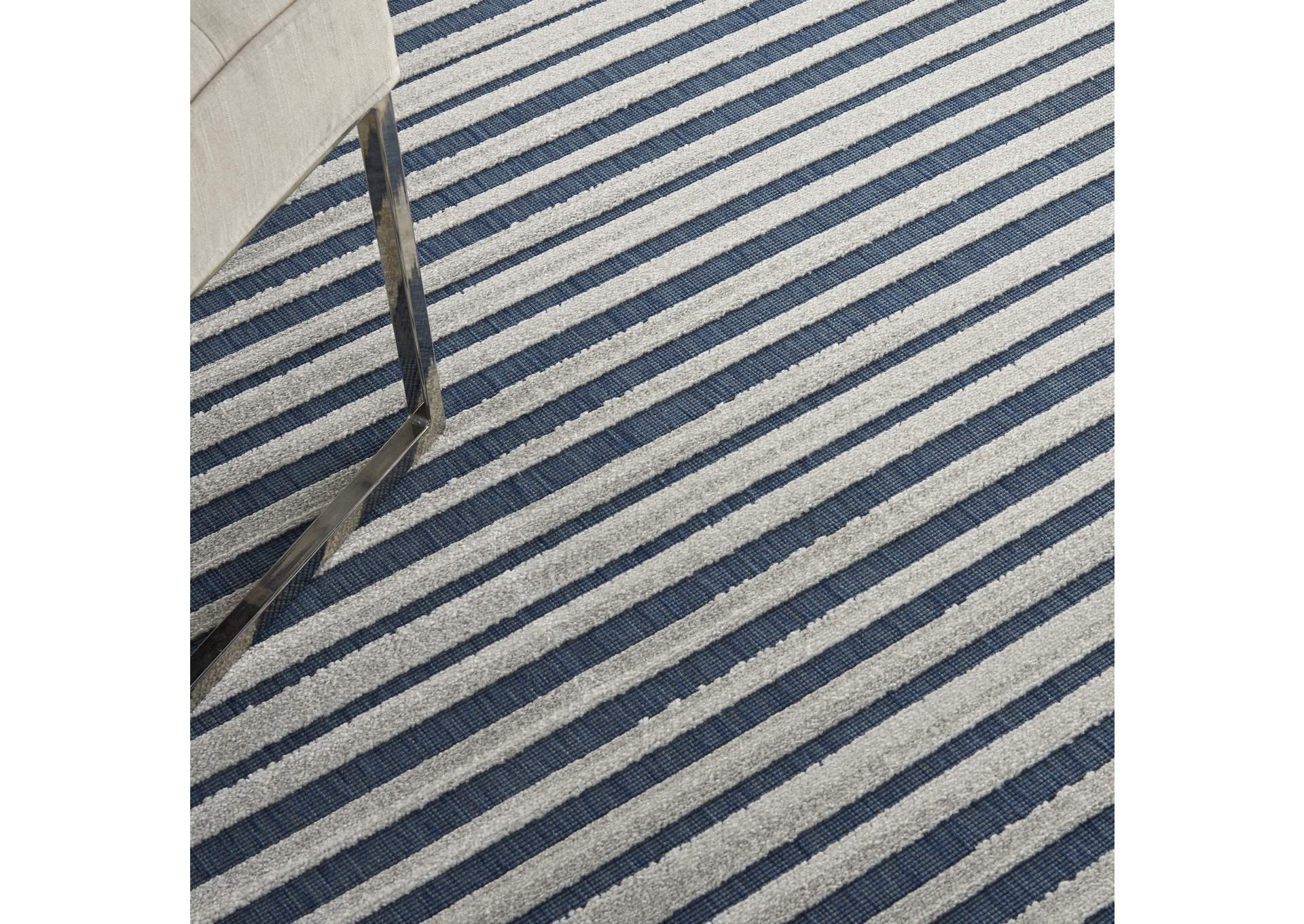 Nourison Key Largo 9'x12' Blue Area Rug,Nourison