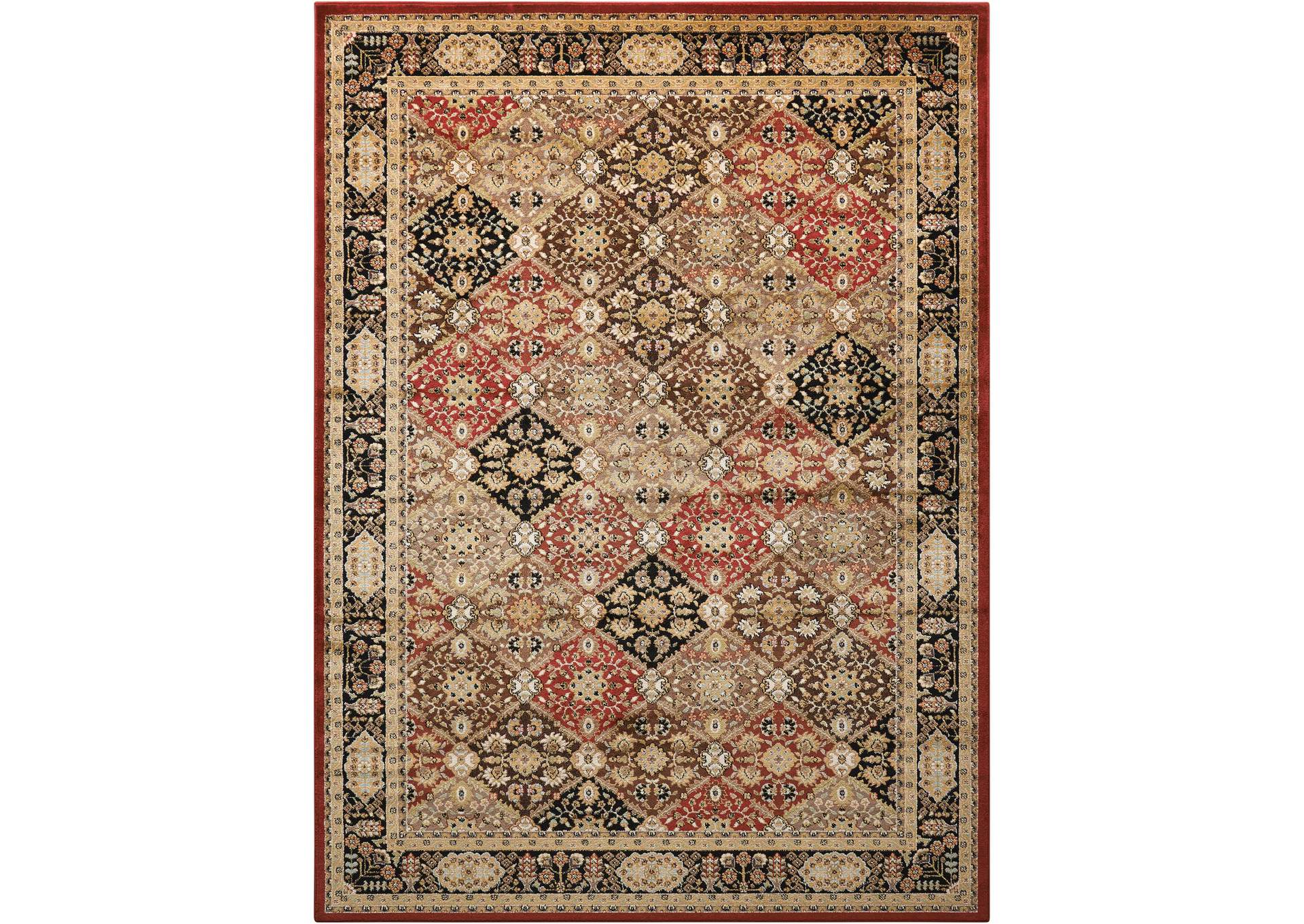 Nourison Delano DEL03 Multicolor 6'x9' Area Rug,Nourison