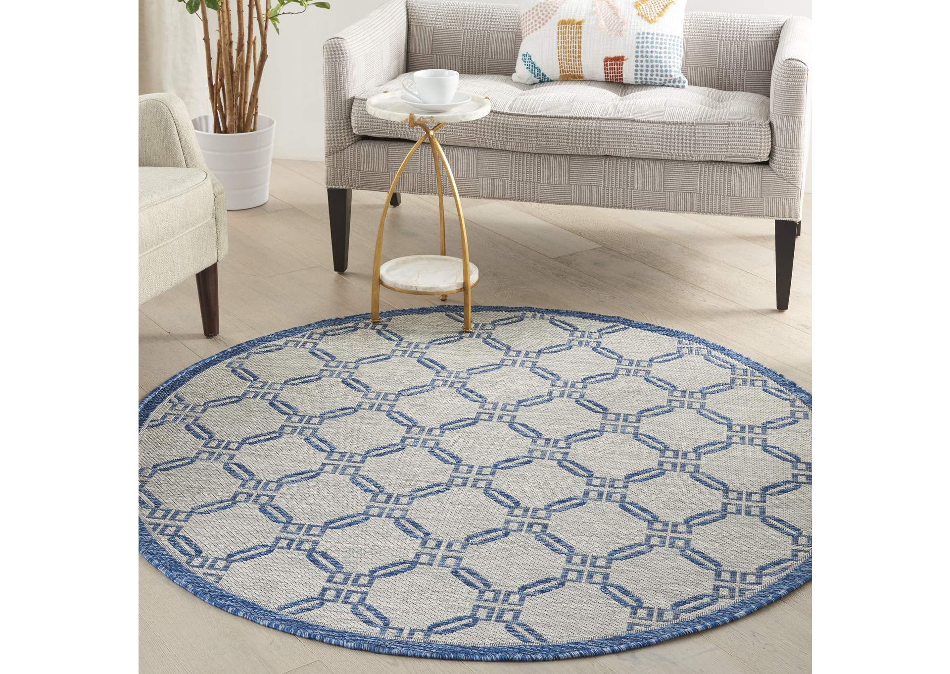 Nourison Country Side 5' Round Area Rug,Nourison