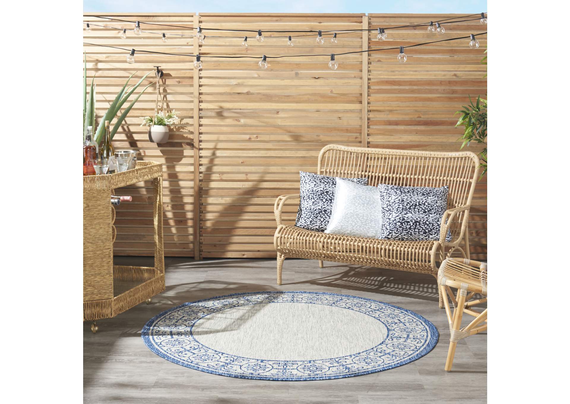 Nourison Country Side 5' Round Area Rug,Nourison