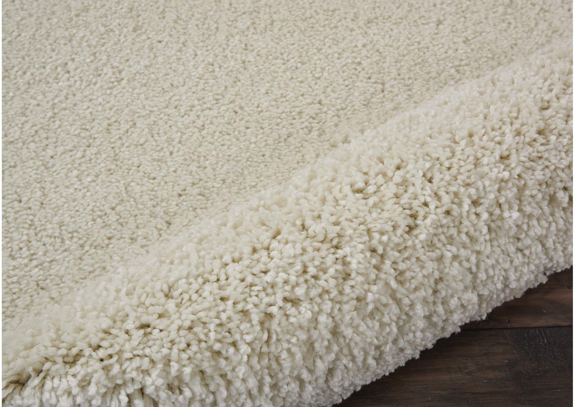 Nourison Malibu Shag MSG01 White 8'x10' Large Rug,Nourison