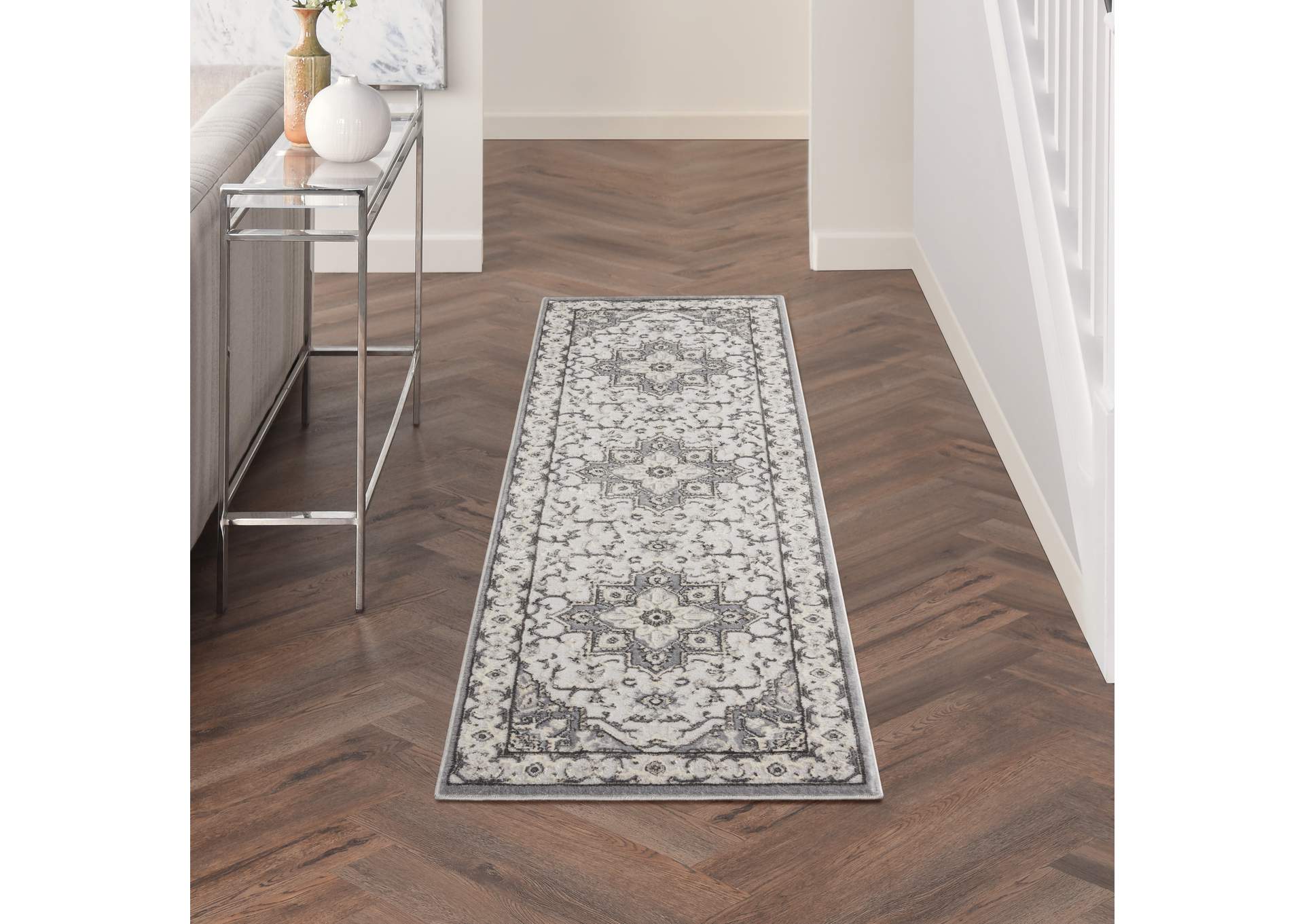 Kathy Ireland Grand Villa 7' Runner Area Rug,Nourison