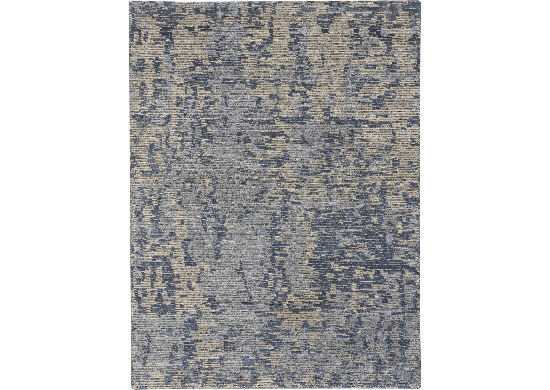 Nourison Ellora ELL04 Grey 6'x8' Modern Area Rug,Nourison