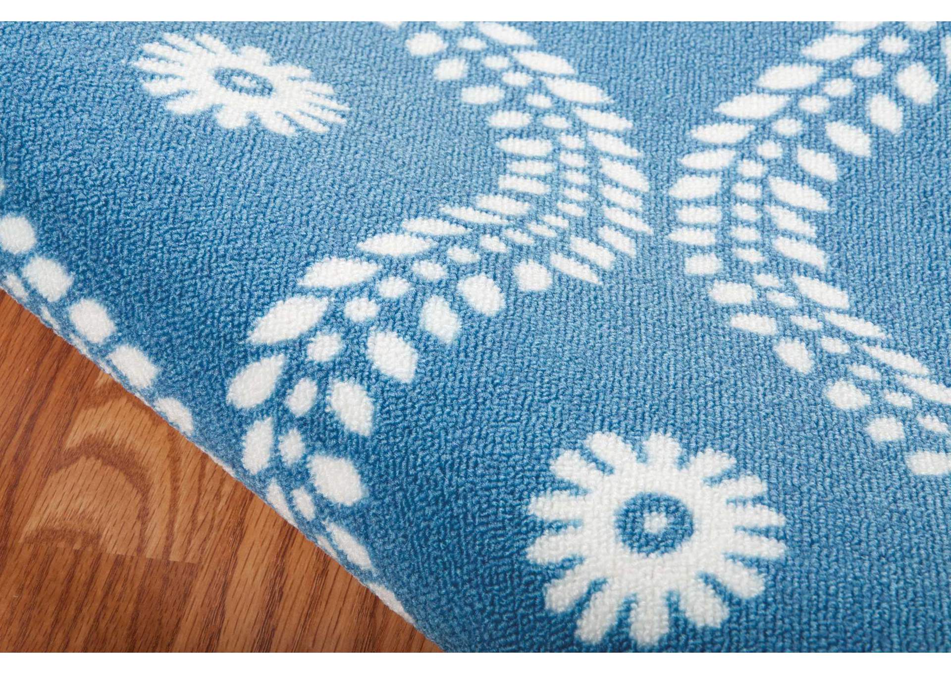 Nourison Home & Garden RS085 Dark Blue 8'x11' Rug,Nourison