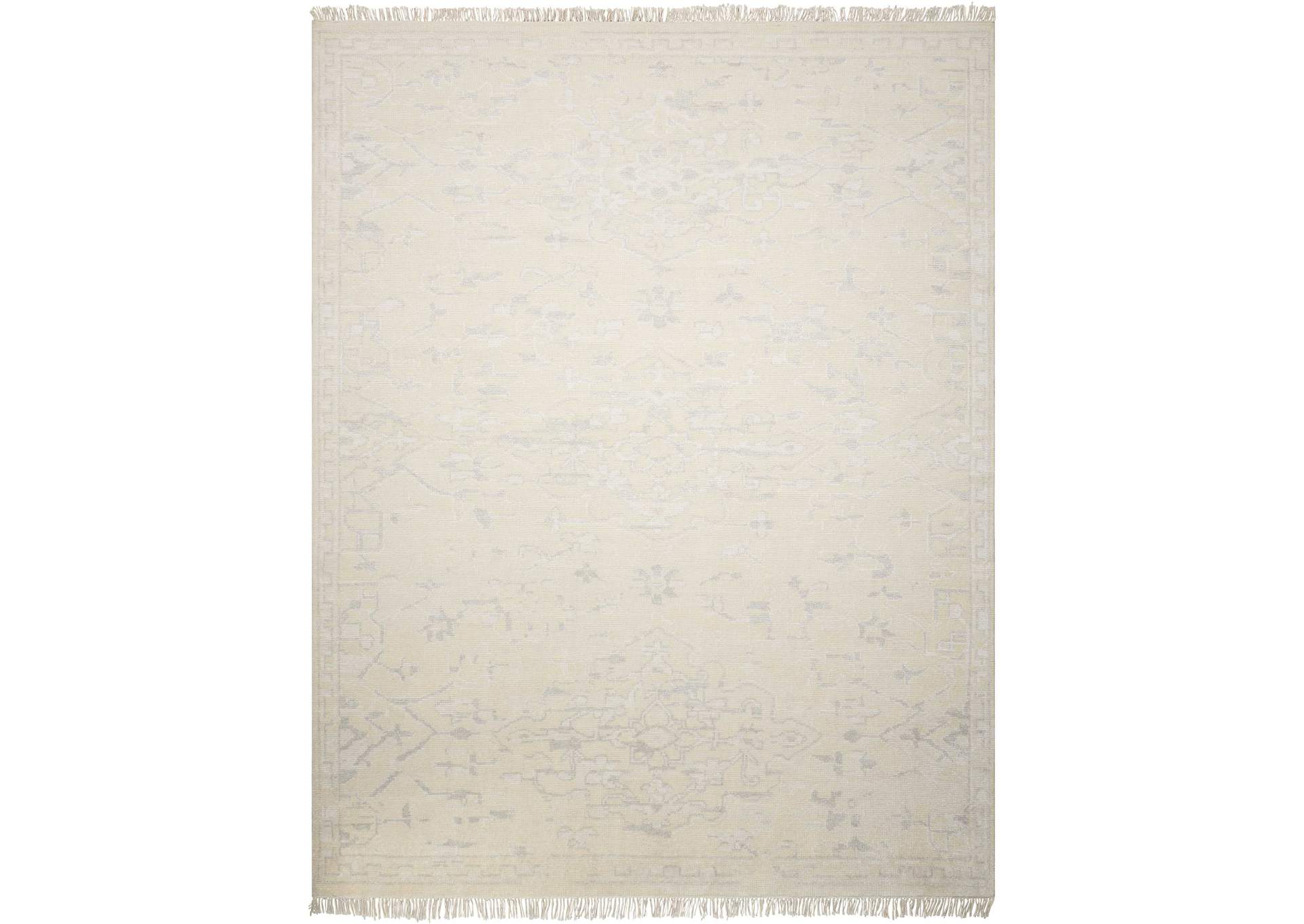 Nourison Elan ELN01 White 9'x12' Rug,Nourison