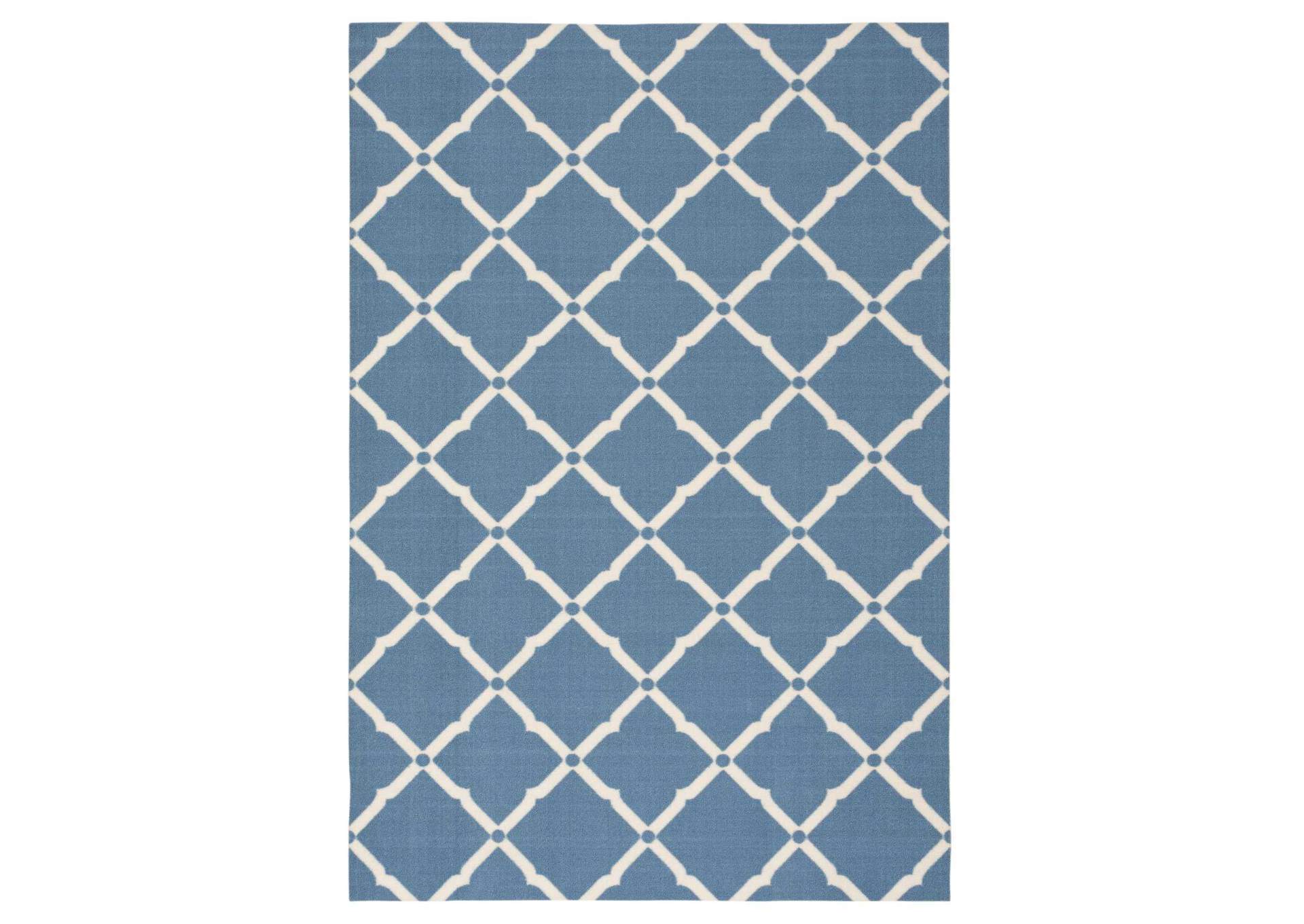 Nourison Home & Garden RS091 Dark Blue 5'x8' Area Rug,Nourison
