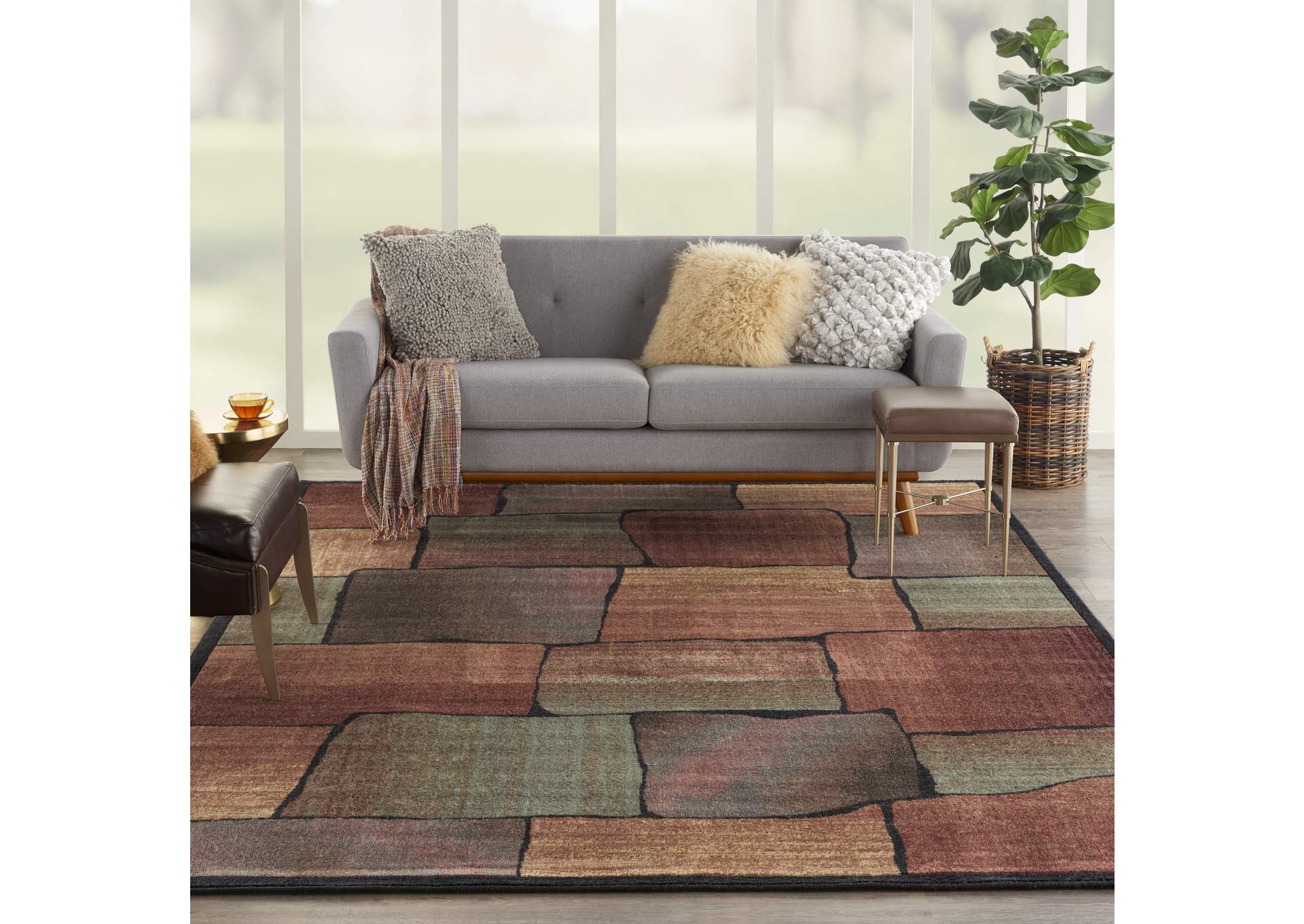 Nourison Expressions XP05 Multicolor 8'x11' Rug,Nourison