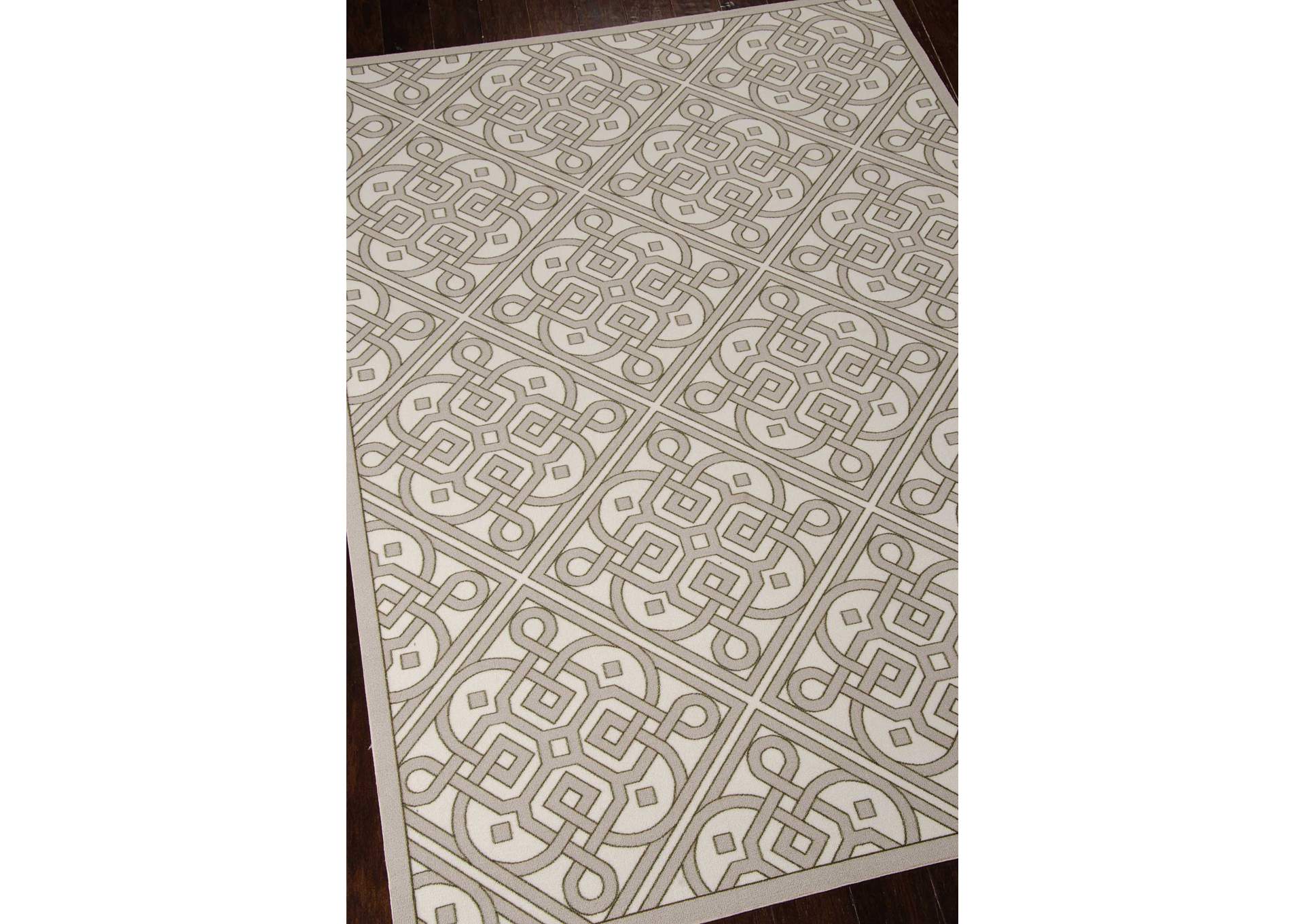 Waverly Sun N Shade SND31 Beige 5'x8' Area Rug,Nourison
