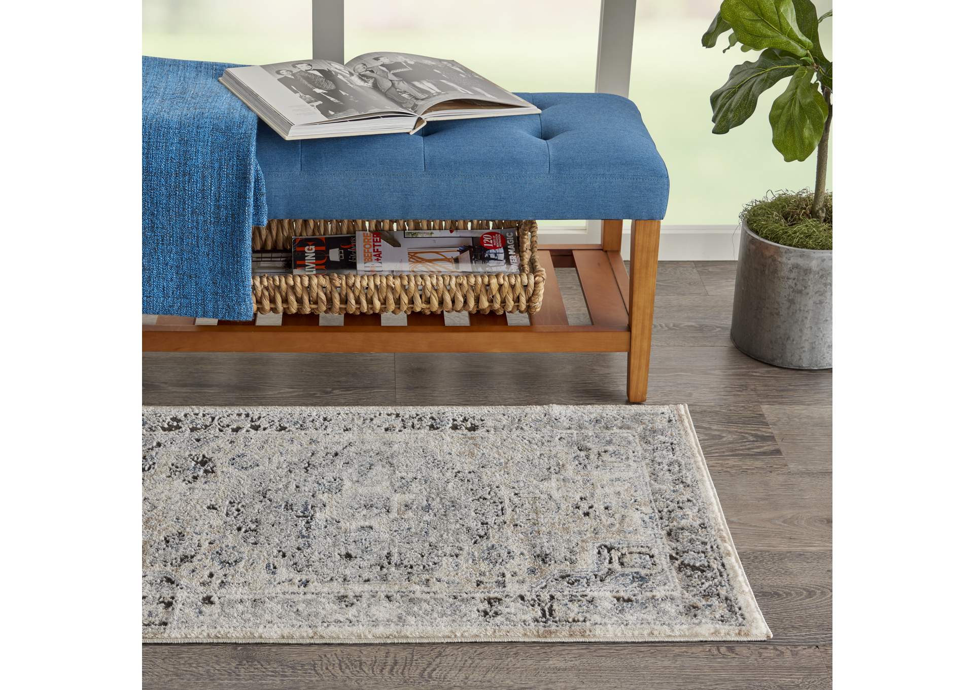 Nourison Quarry 2' x 4' Persian Area Rug,Nourison