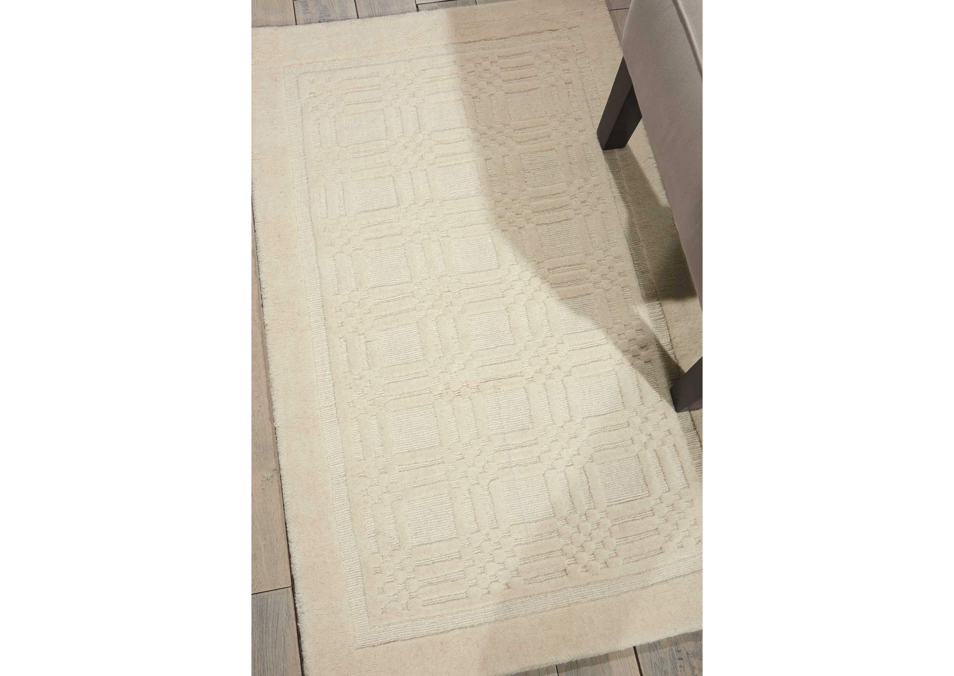 Nourison Westport WP32 White 3'x5' Area Rug,Nourison