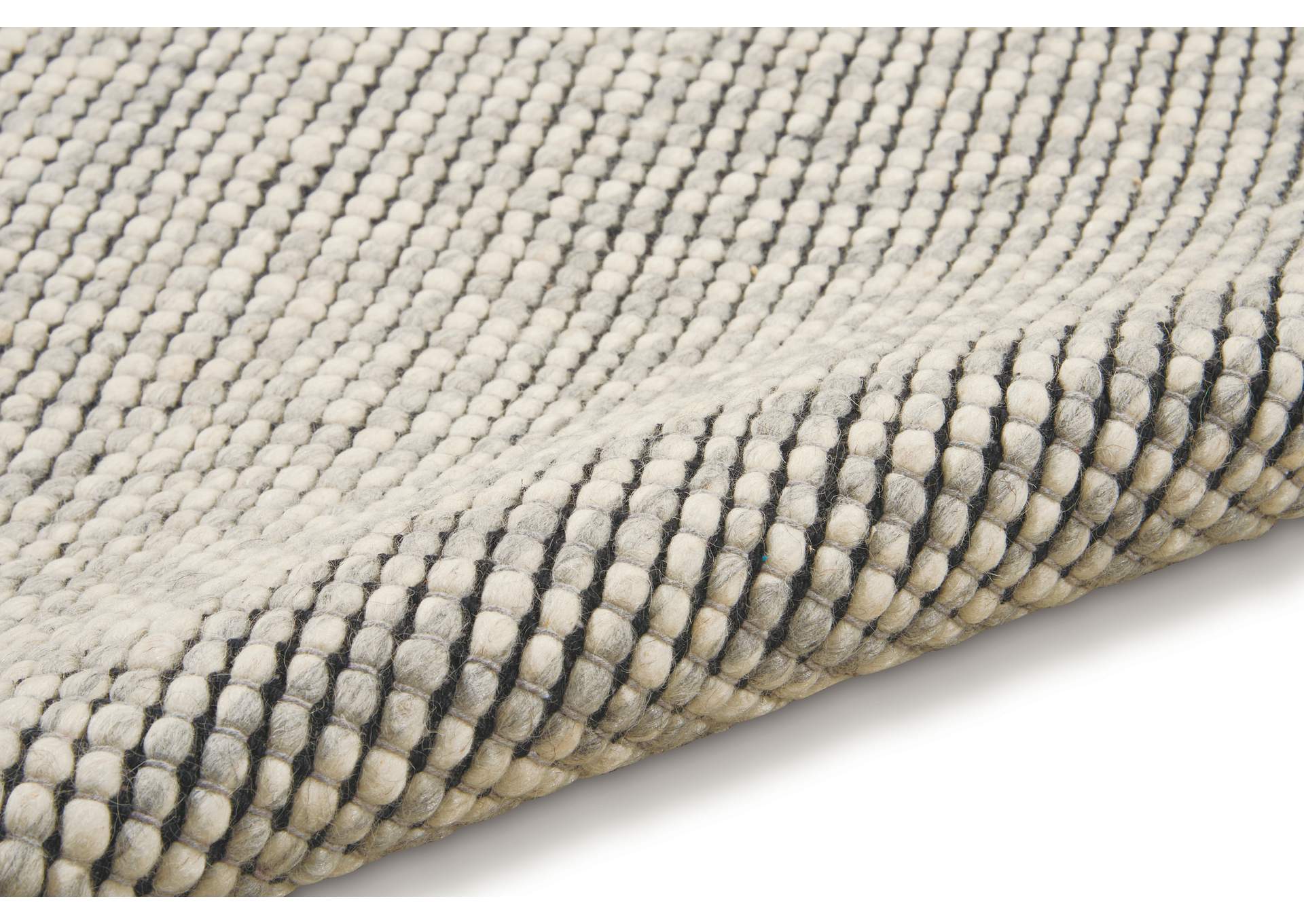 Calvin Klein Home Lowland LOW01 Grey 5'x8' Area Rug,Nourison