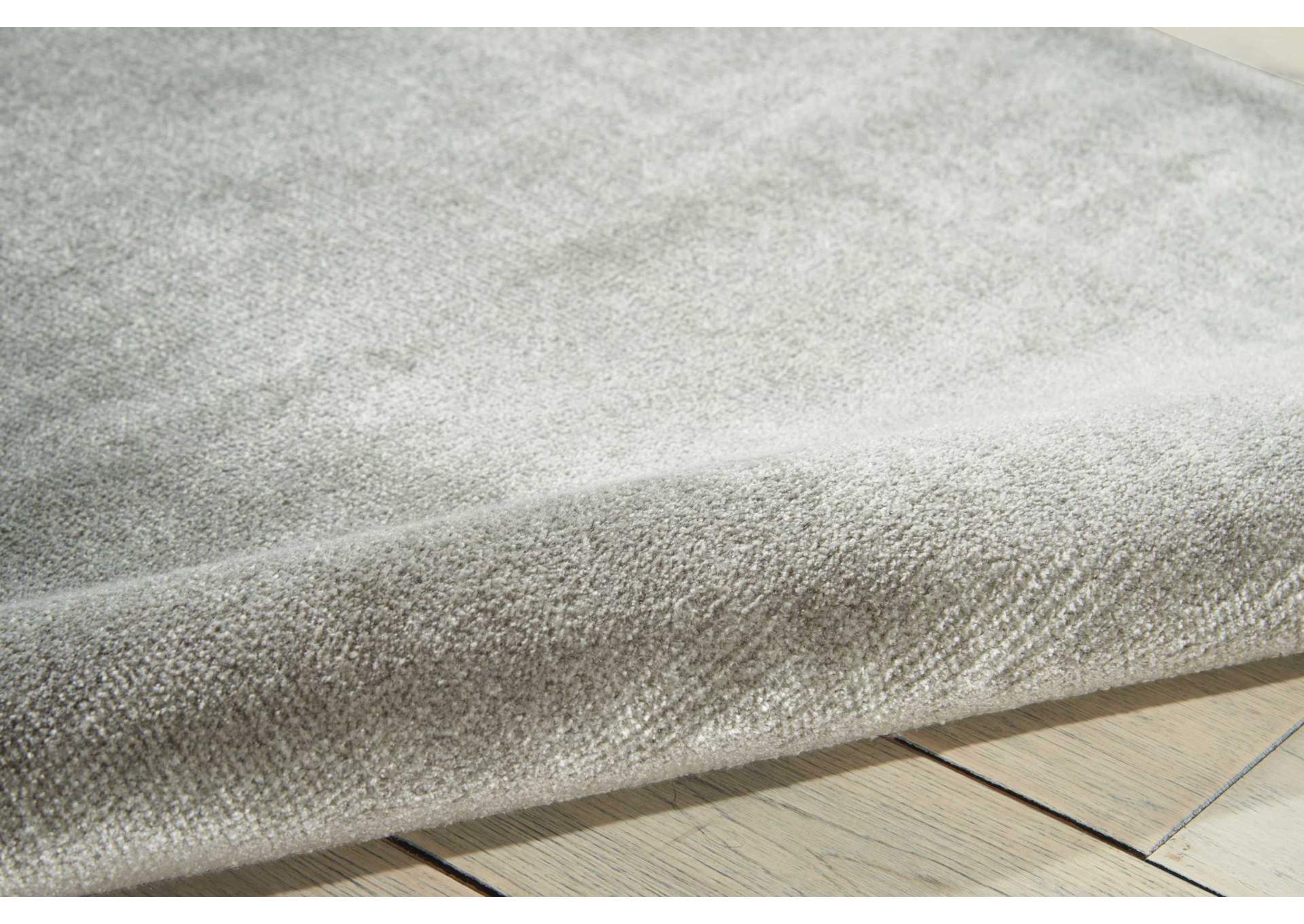 Nourison Starlight STA06 Grey 8' Runner Hallway Rug,Nourison