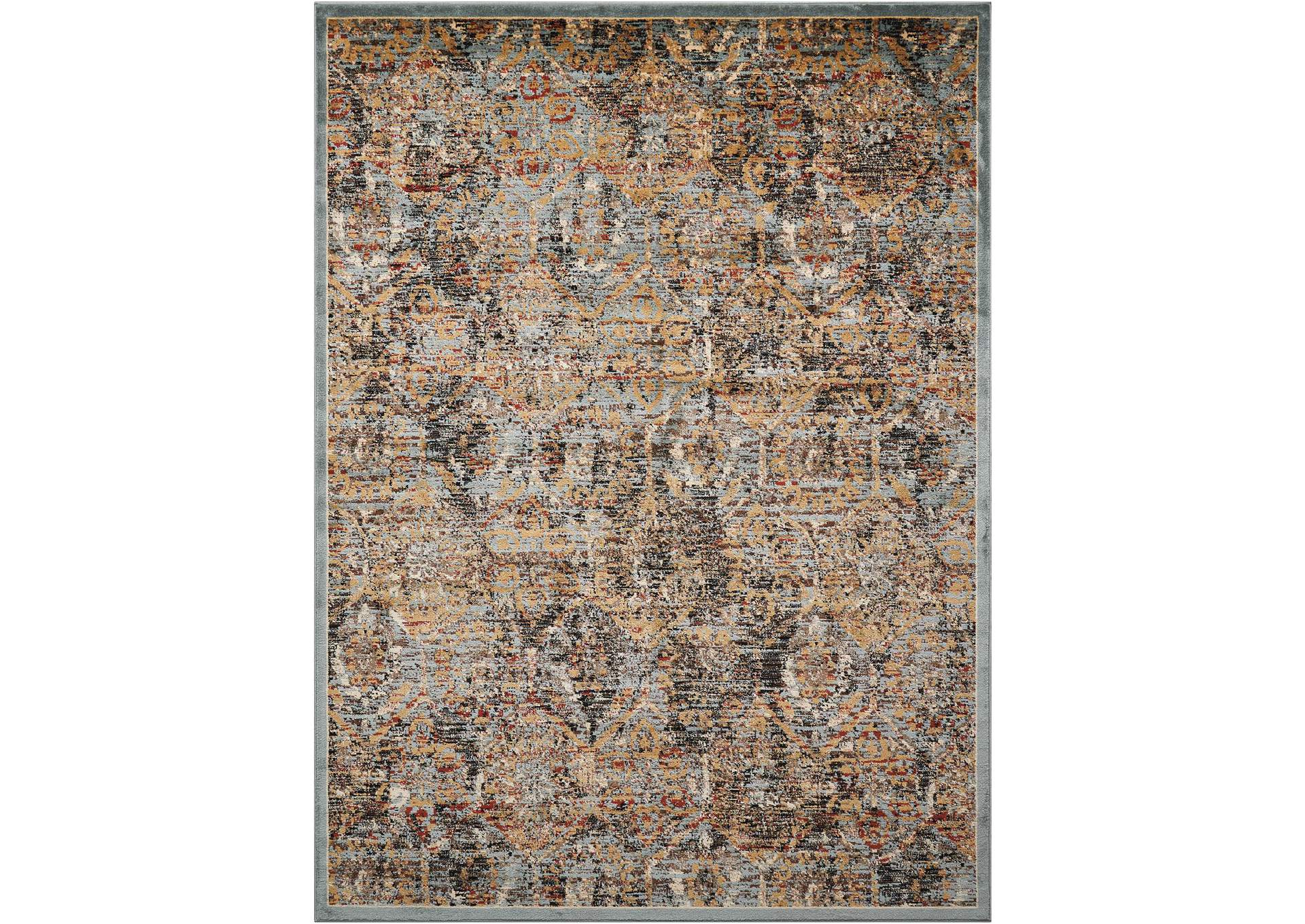 Nourison Delano DEL06 Blue 8'x11' Rug,Nourison