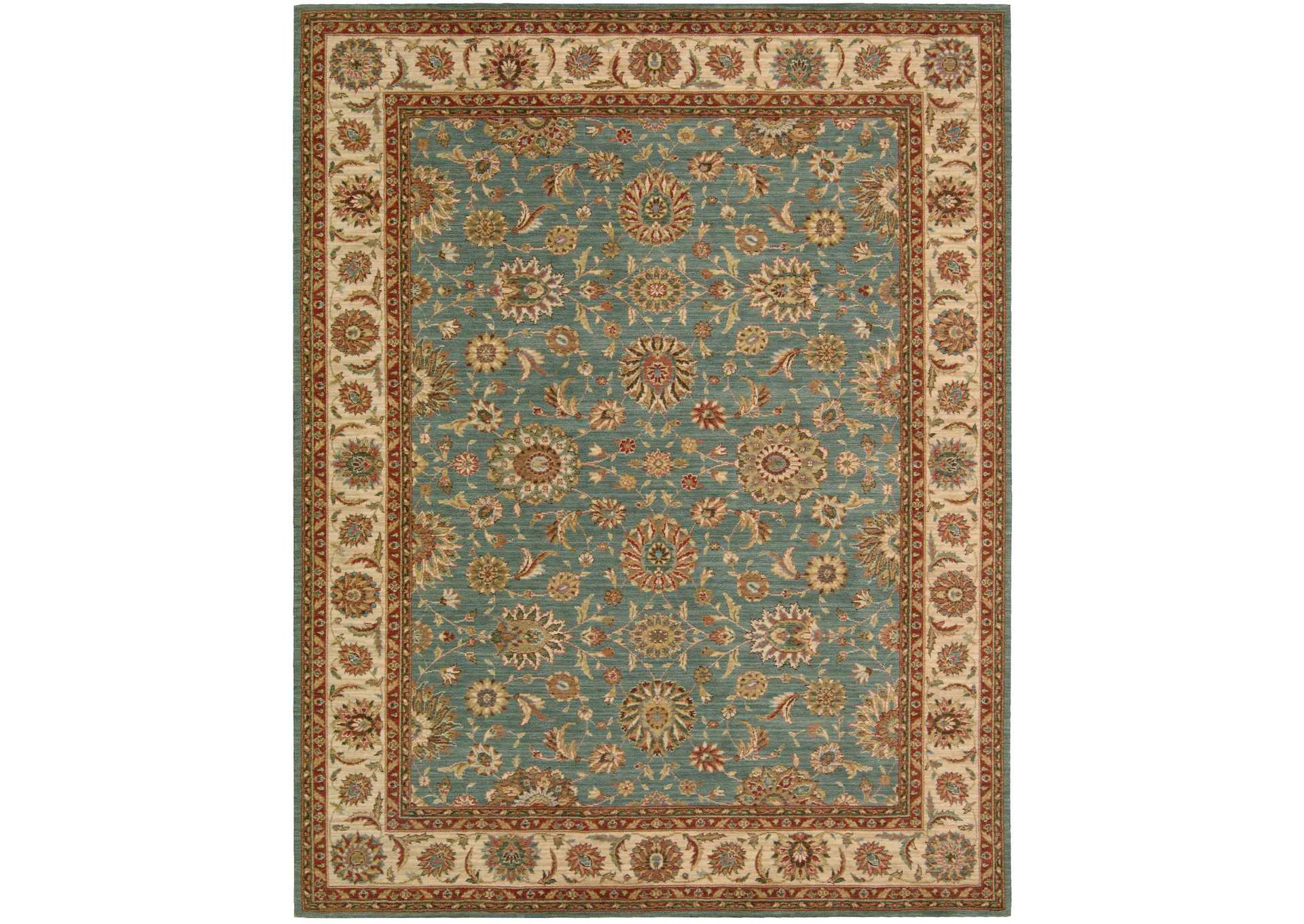 Nourison Living Treasures LI05 Blue 8'x11' Rug,Nourison