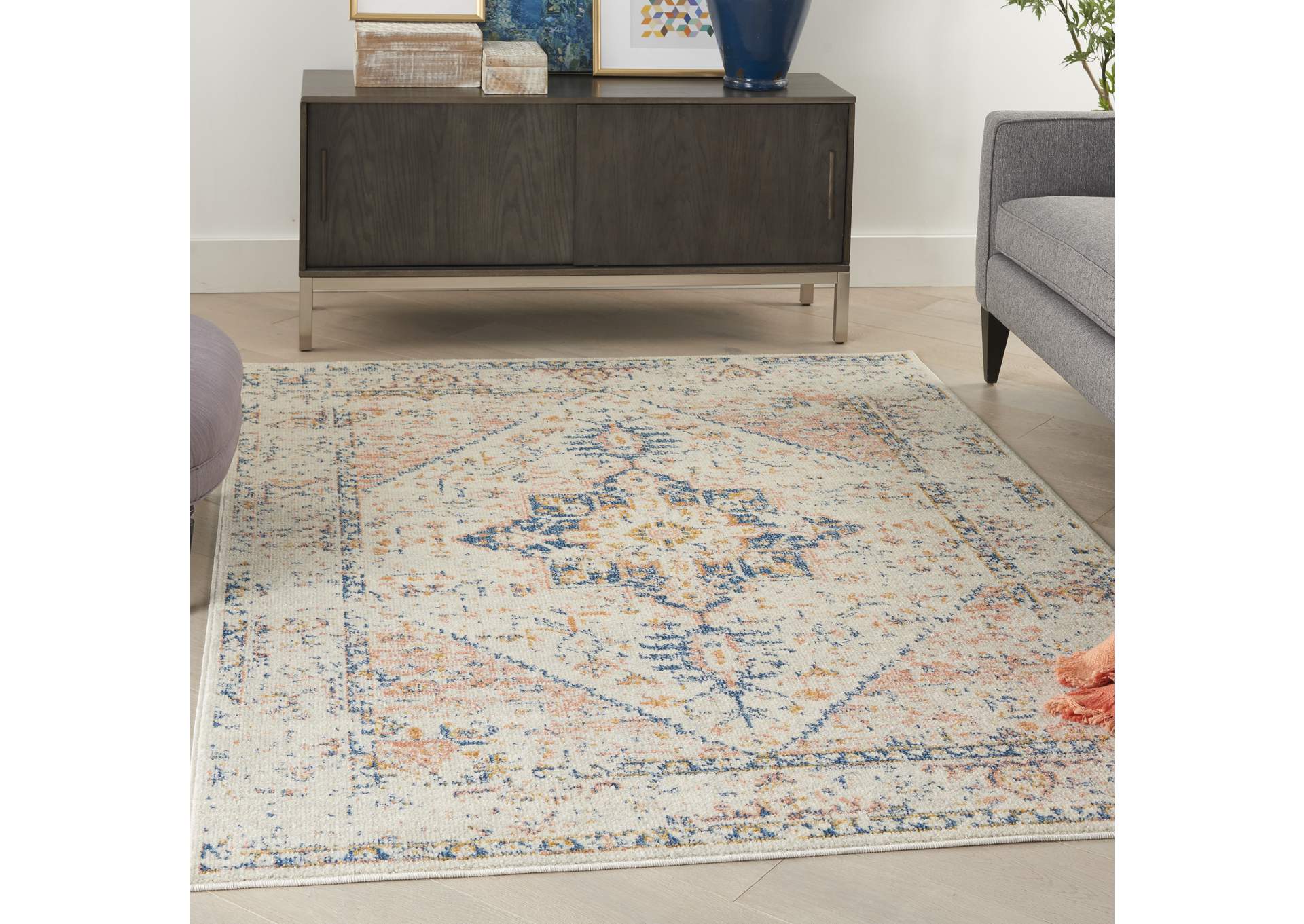 Nourison Tranquil(Traql) 4' x 6' Area Rug,Nourison