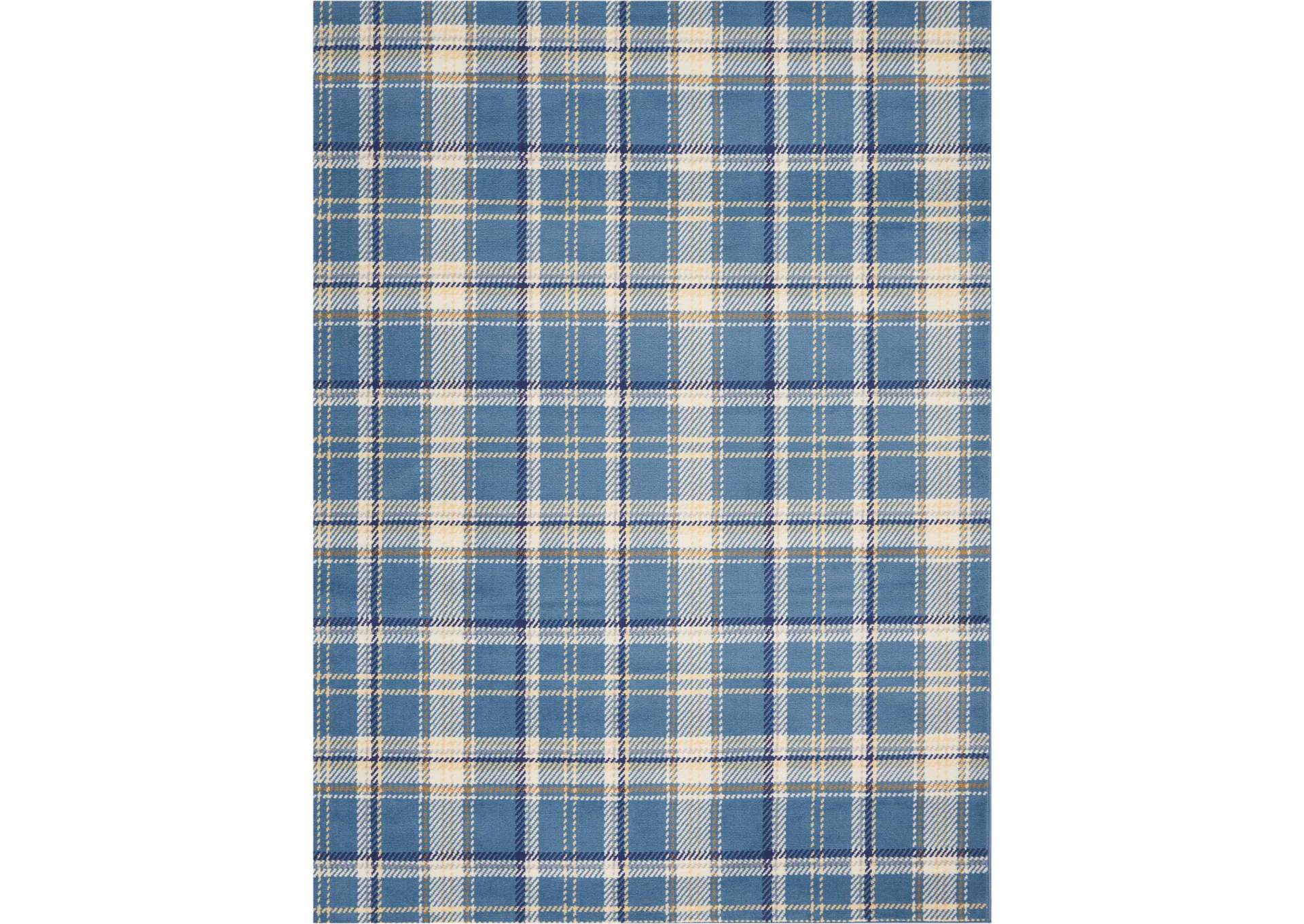 Nourison Grafix GRF03 Blue 5'x7' Area Rug,Nourison