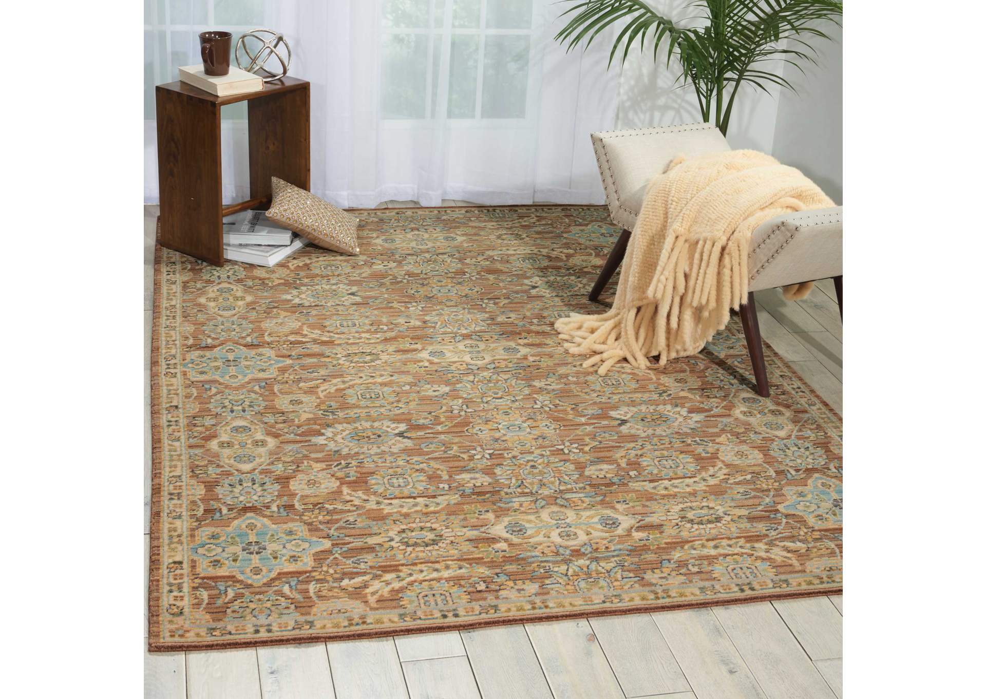 Nourison Timeless TML14 Brown 10'x14' Rug,Nourison