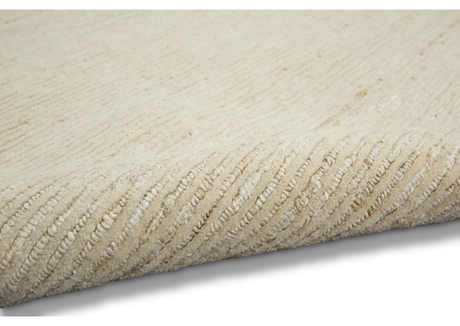 Calvin Klein Kathmandu 8' Runner Natural Colored All- Natural Fibers Area Rug,Nourison
