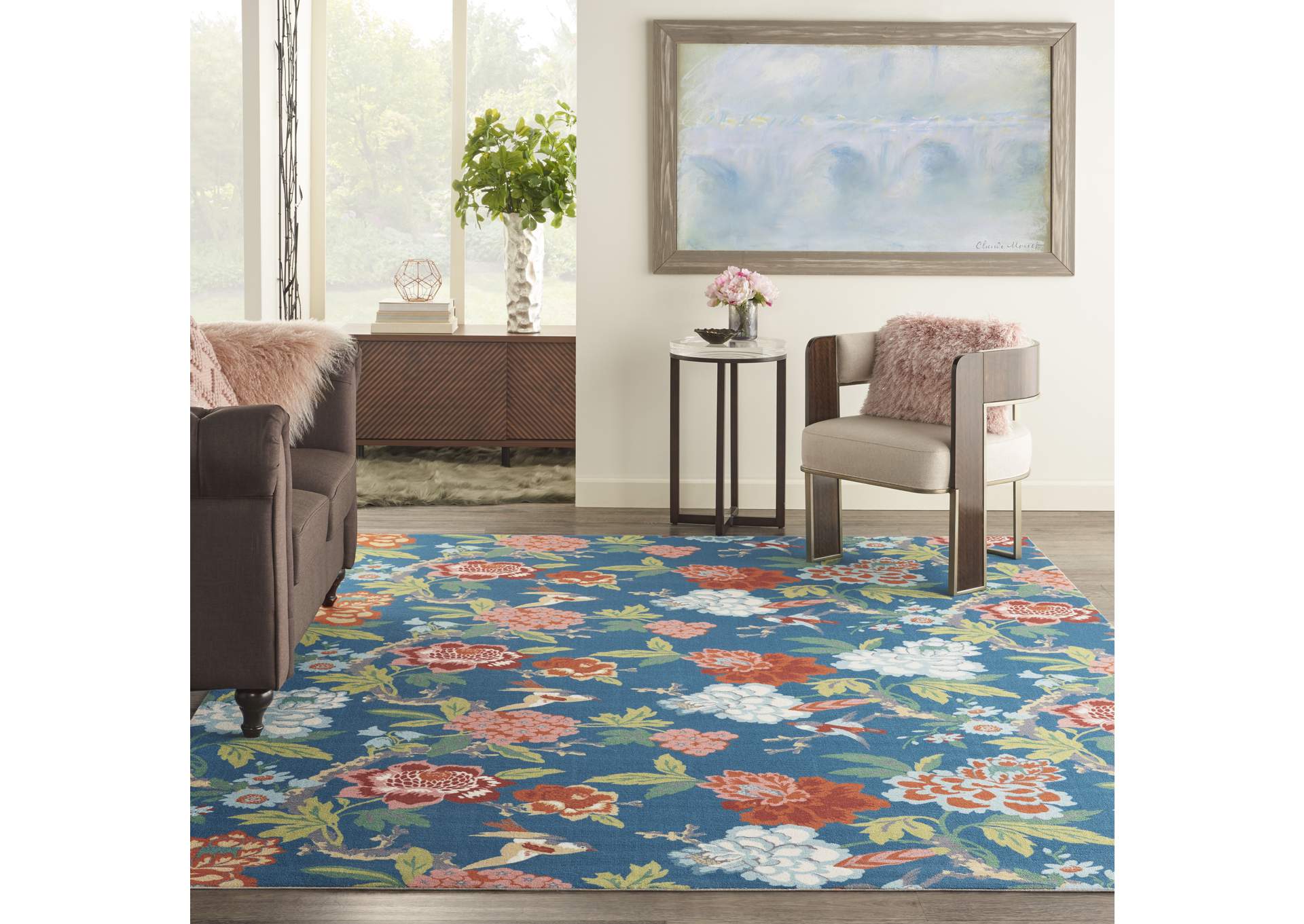 Waverly Wav01/Sun & Shade 10' x 13' Area Rug,Nourison