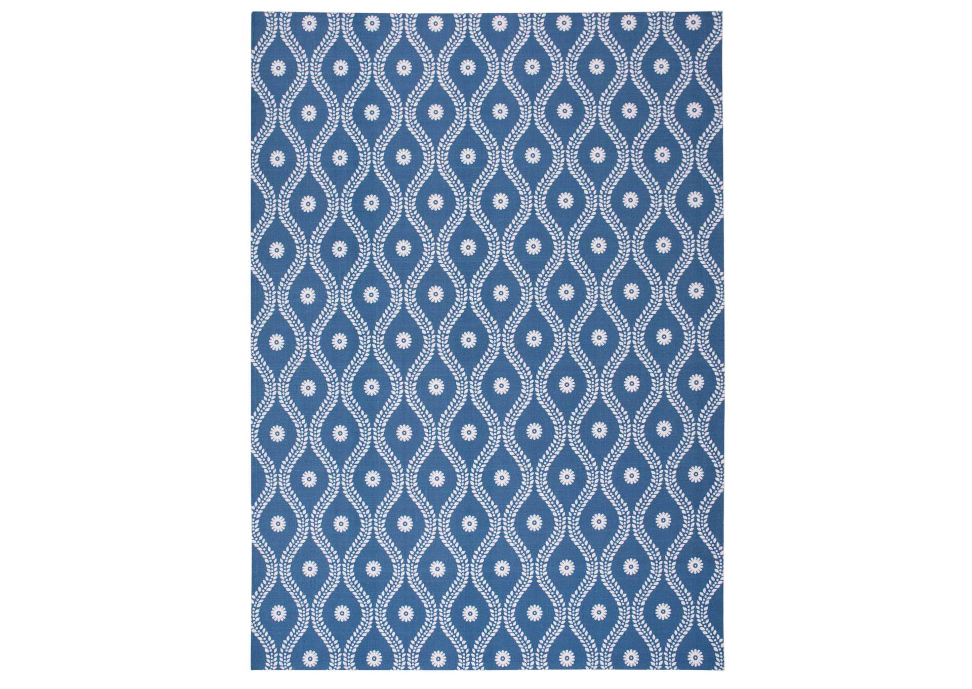 Nourison Home & Garden RS085 Dark Blue 5'x8' Area Rug,Nourison