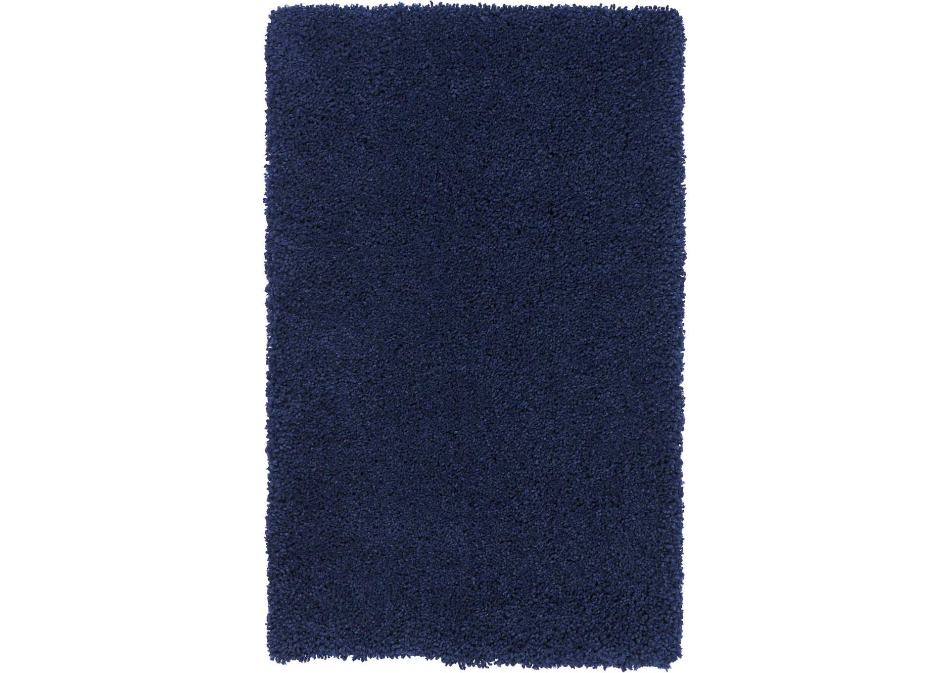 Nourison Malibu Shag MSG01 Dark Blue 3'x4' Area Rug,Nourison