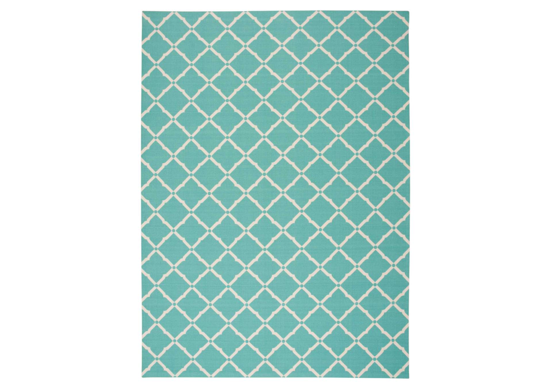 Nourison Home & Garden RS091 Blue 8'x11' Rug,Nourison