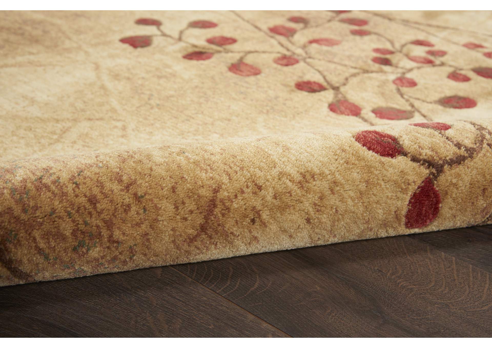 Nourison Somerset ST74 Brown 8' Round Rug,Nourison