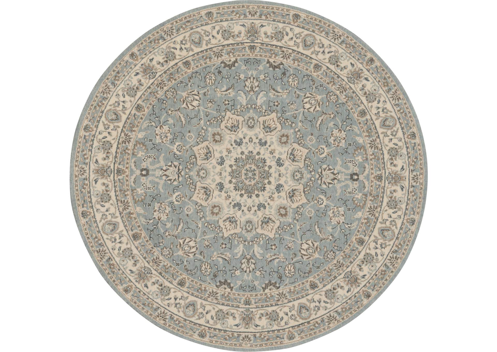 Nourison Living Treasures 6' Round Area Rug,Nourison