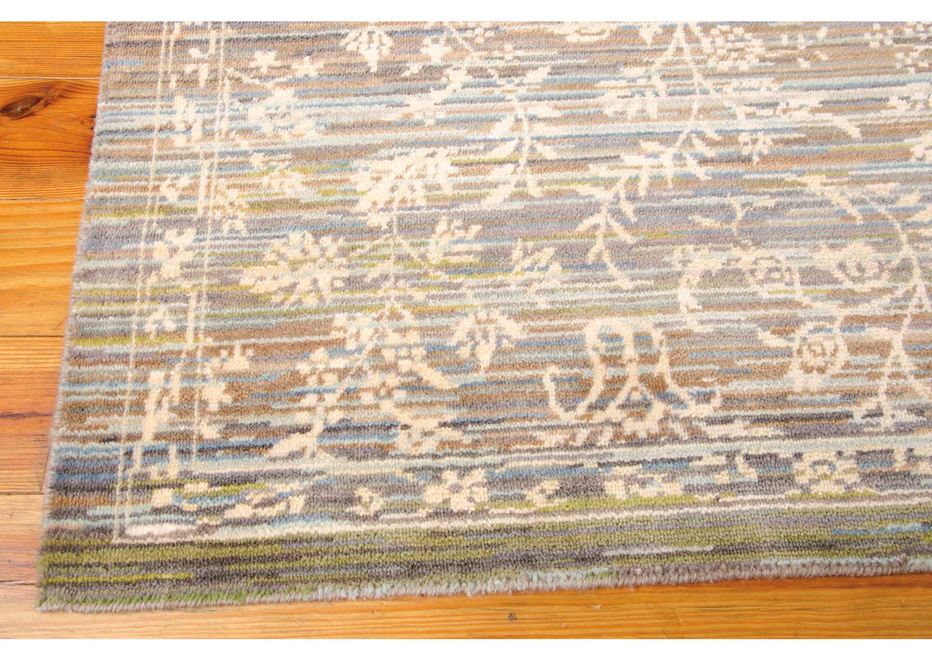 Nourison Rhapsody RH012 Blue 9'x12' Rug,Nourison