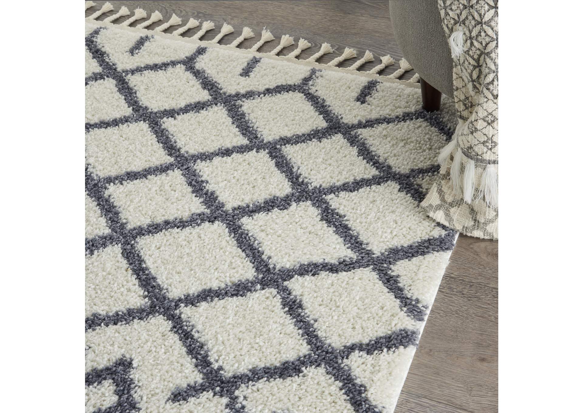 Nourison Moroccan Shag 5' x 8' Area Rug,Nourison