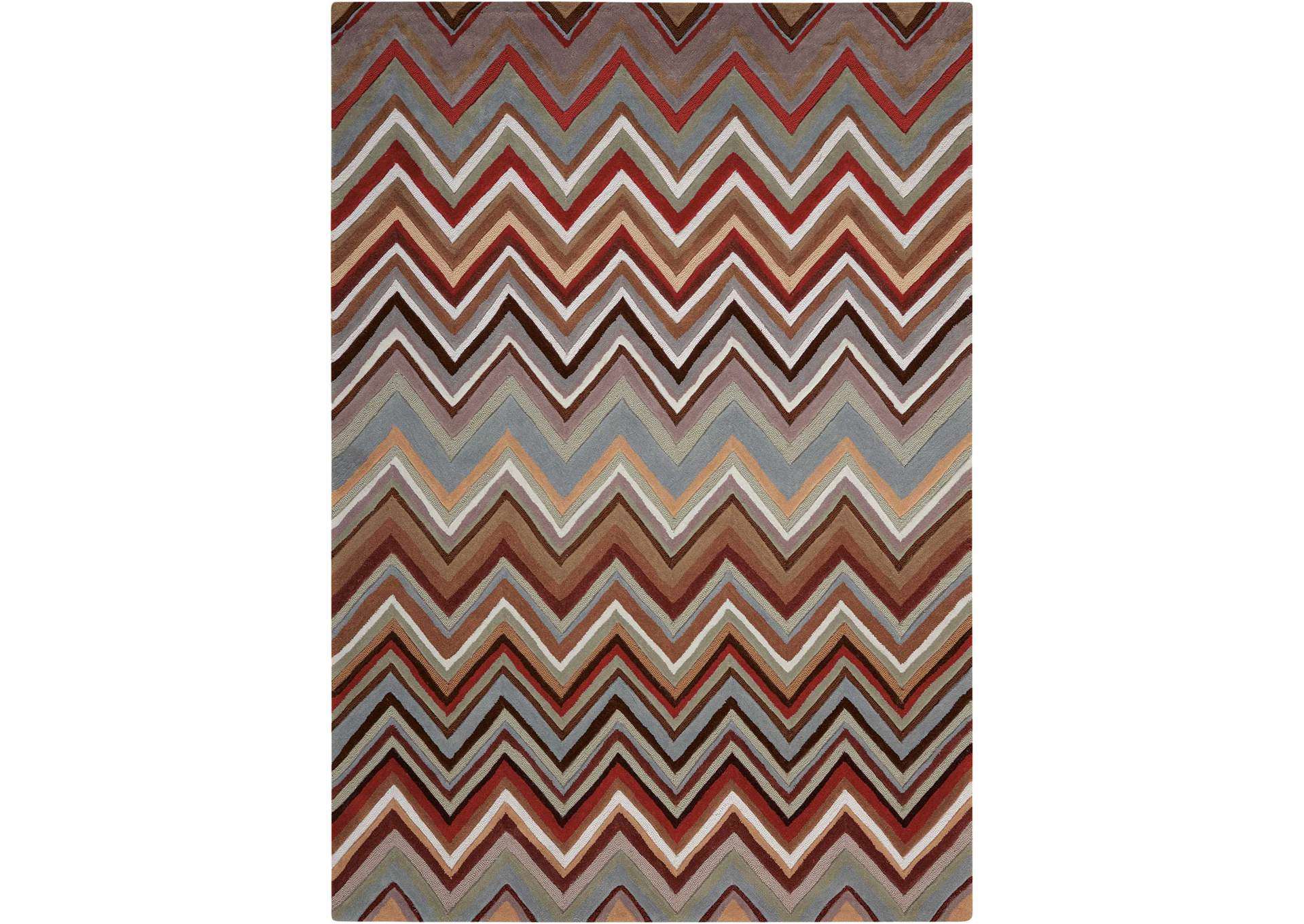 Nourison Contour CON23 Multicolor 7'x9' Rug,Nourison