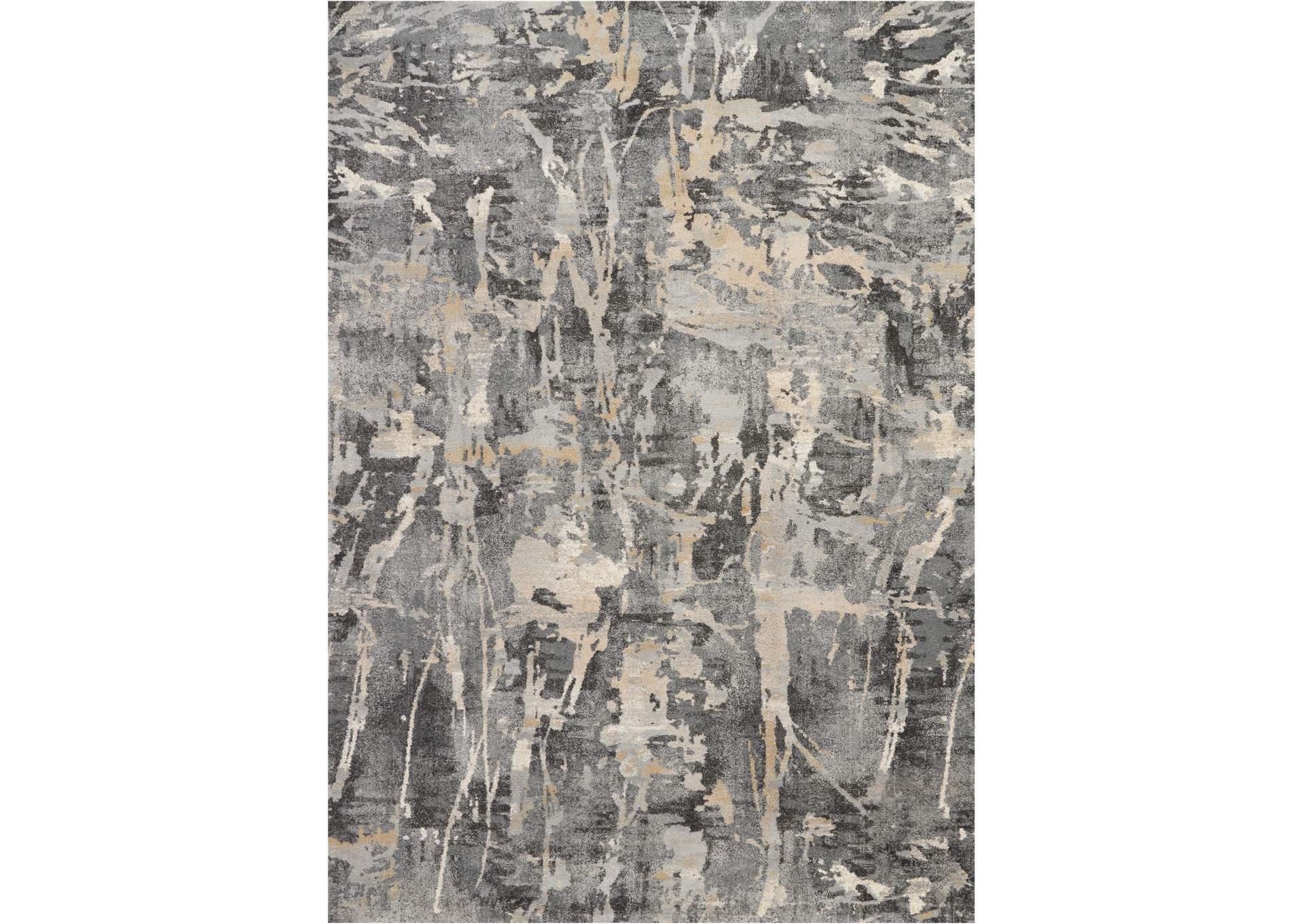 Nourison Fusion FSS10 Beige and Grey 10'x13' Oversized Plush Shag Rug,Nourison