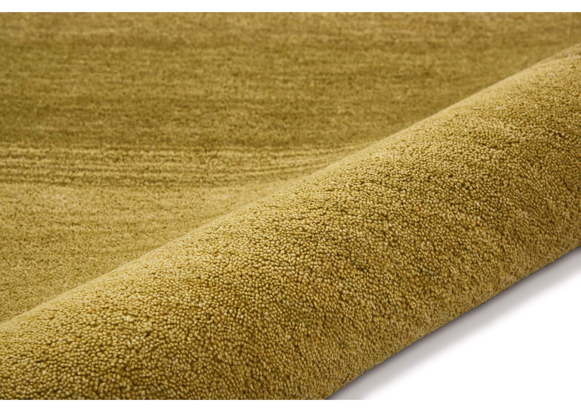 Calvin Klein Linear Glow GLO01 Green 8' Runner Hallway Rug,Nourison