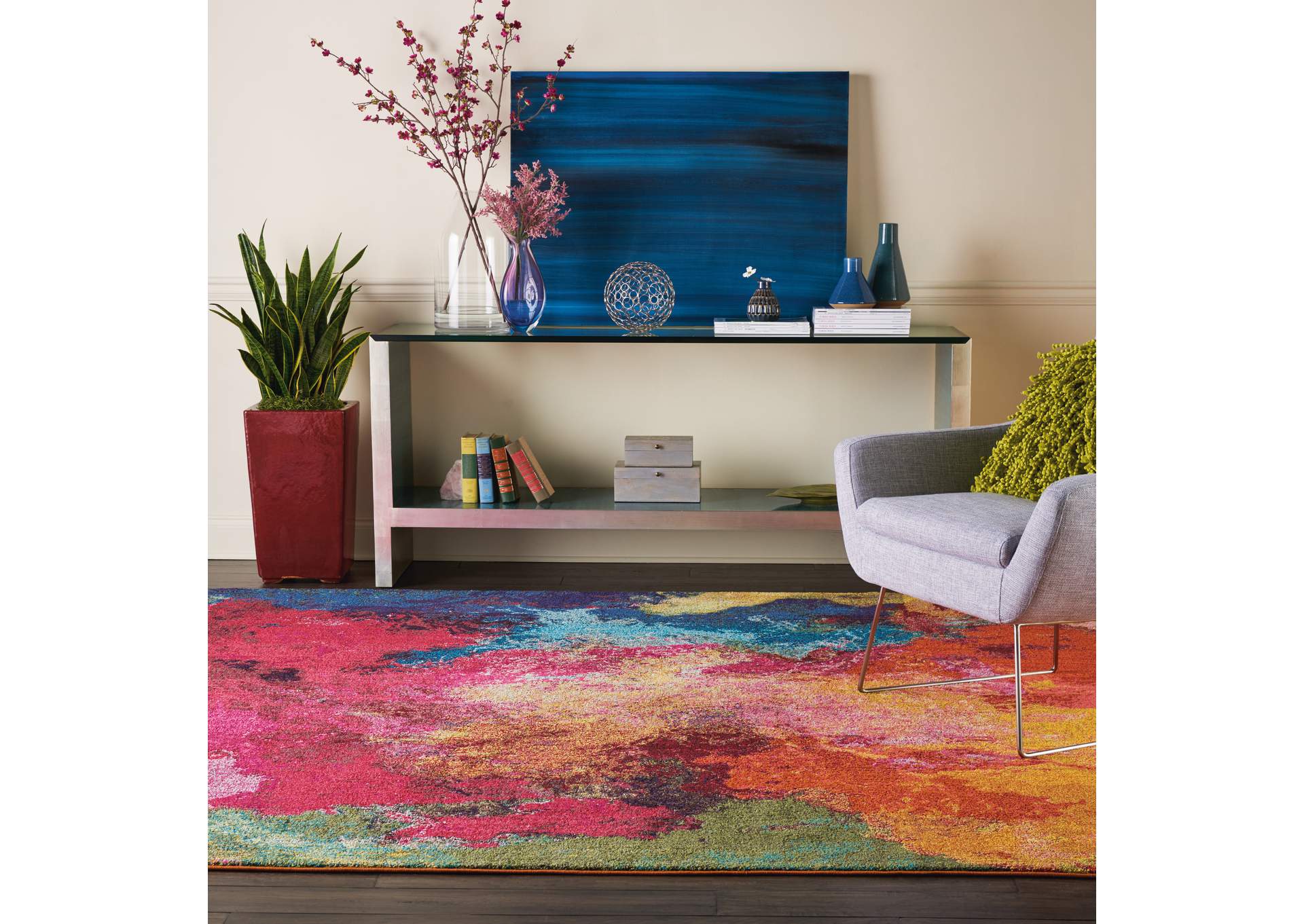 Nourison Celestial CES04 Multicolor 8'x11' Oversized Rug,Nourison