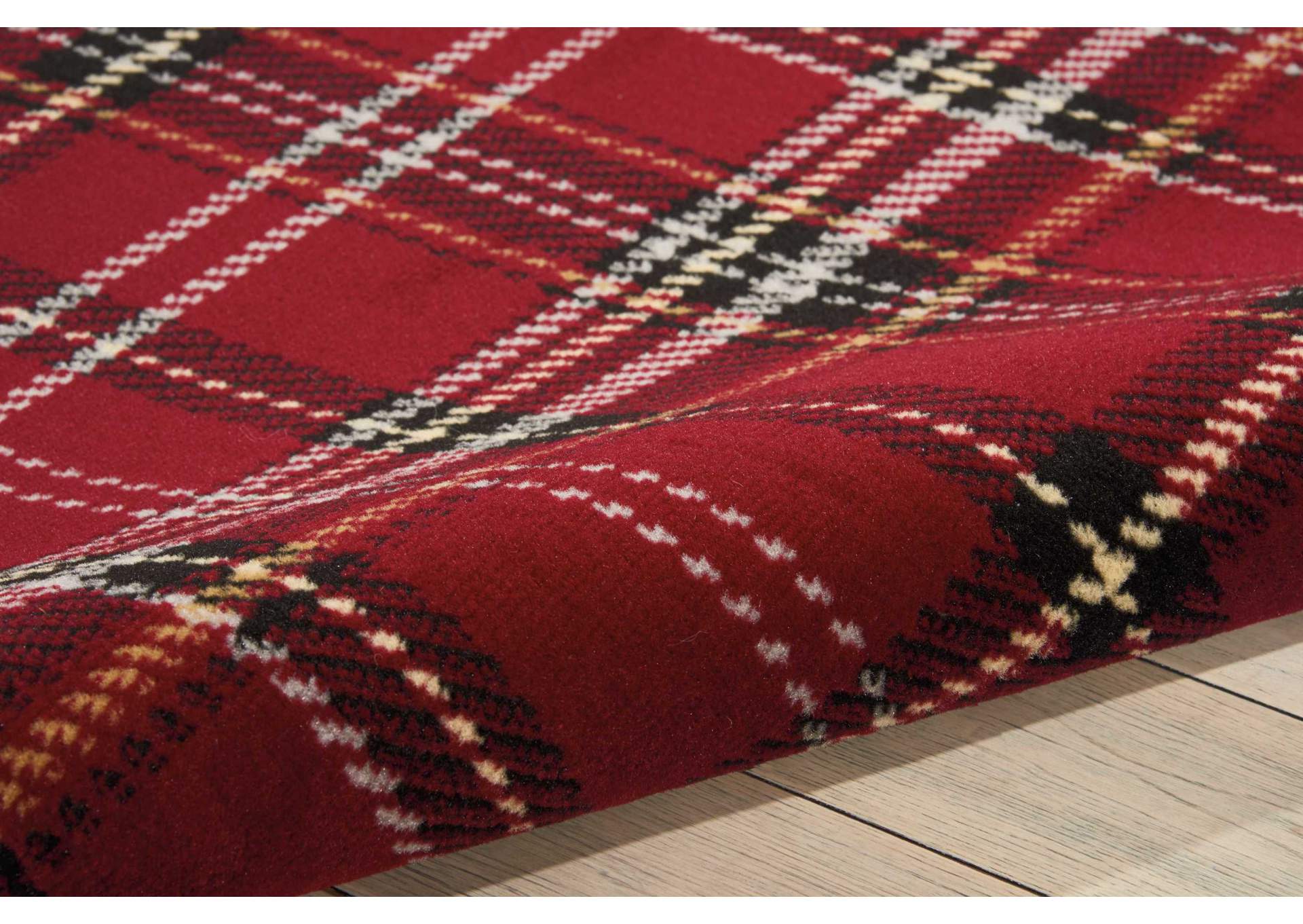 Nourison Grafix GRF03 Red 5'x7' Area Rug,Nourison