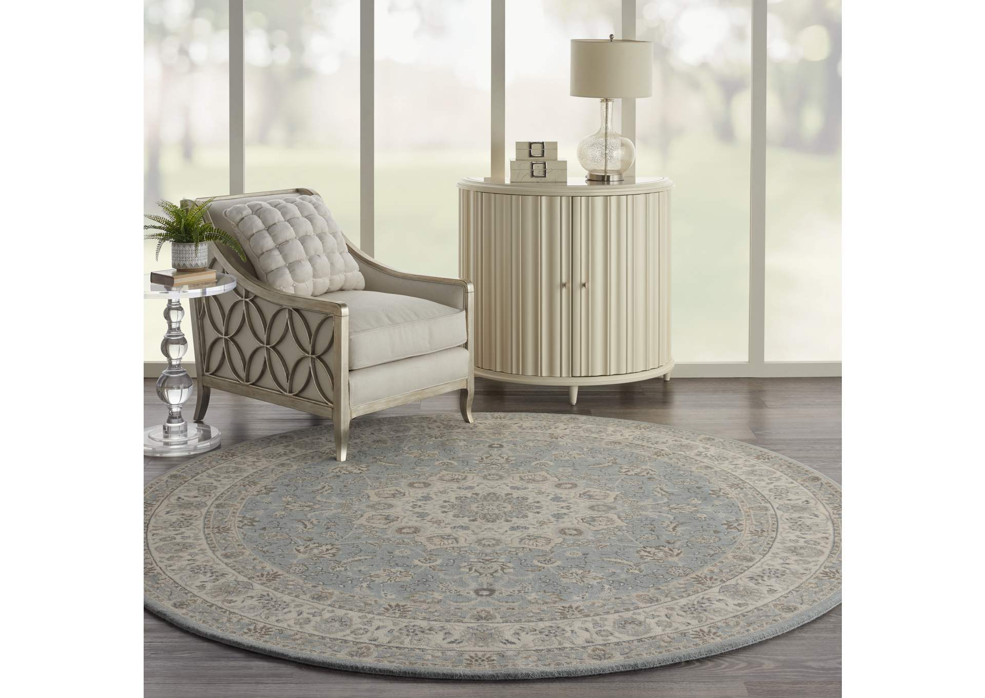 Nourison Living Treasures 8' Round Area Rug,Nourison