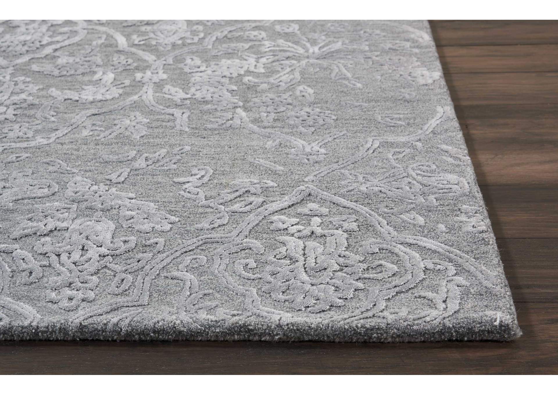 Nourison Opaline OPA14 Grey 9'x12' Oversized Rug,Nourison