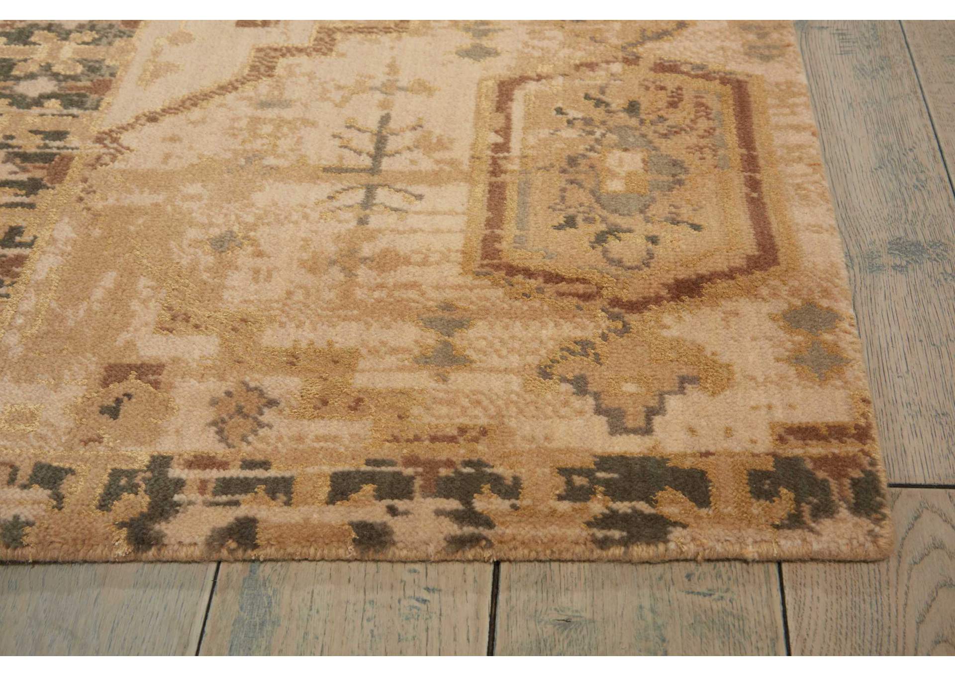 Nourison Silk Elements SKE13 Beige 5'x8' Area Rug,Nourison