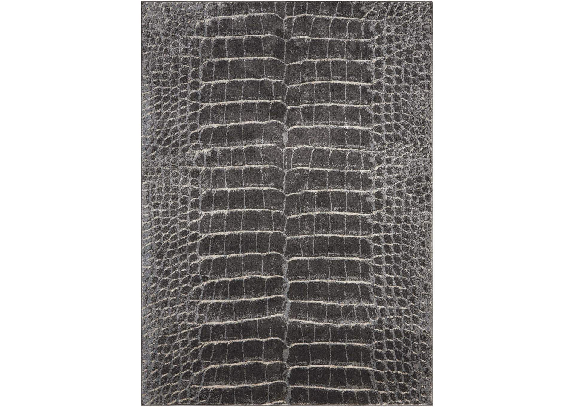 Nourison Maxell MAE09 Charcoal Grey 5'x7' Area Rug,Nourison