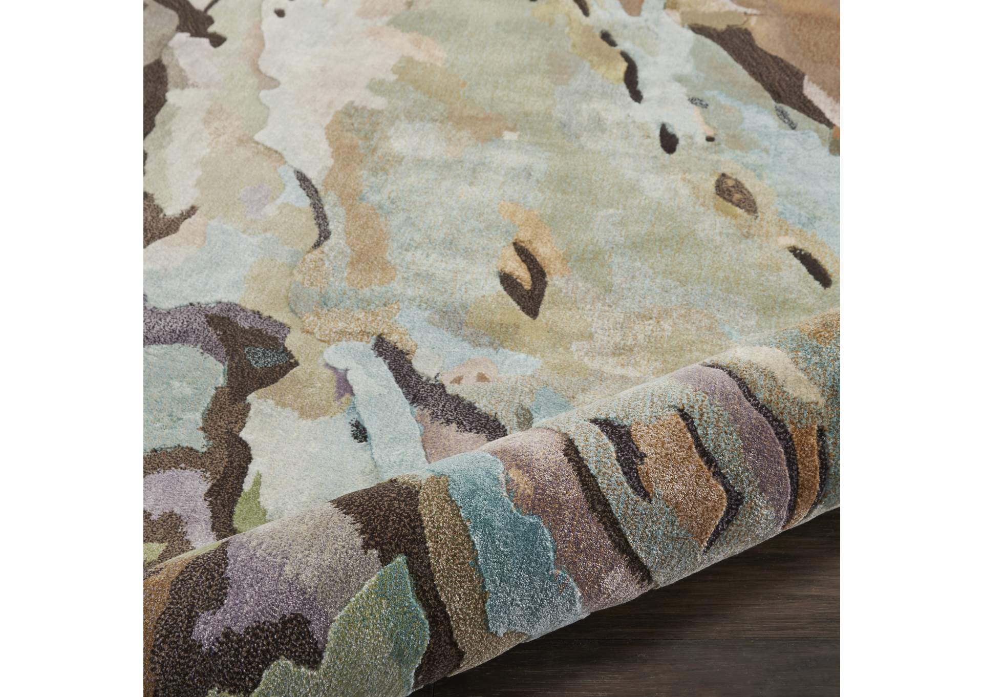 Nourison Prismatic 6'x8' Multicolor Abstract Area Rug,Nourison